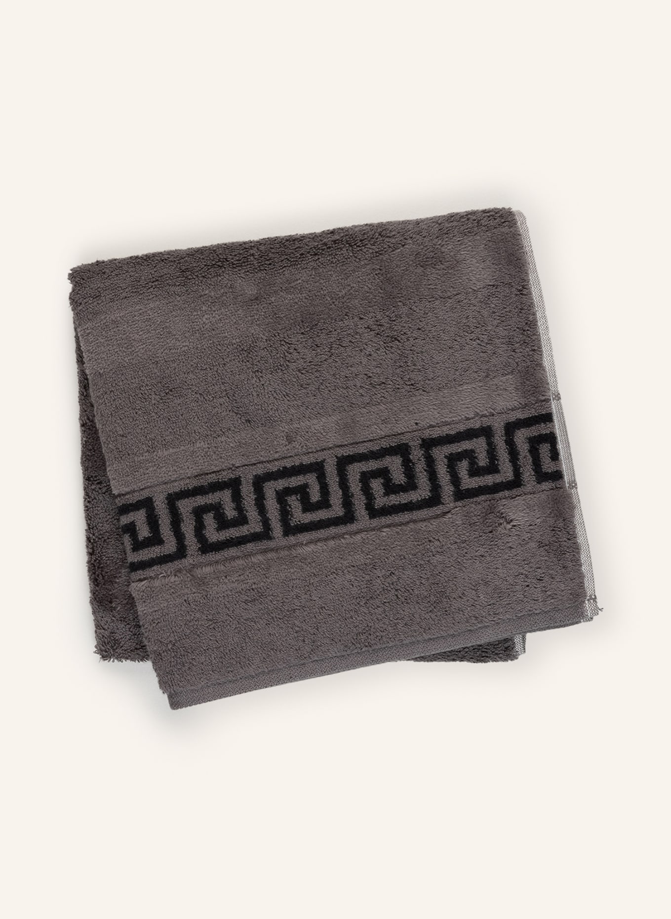 Cawö Ręcznik NOBLESSE DUO: CZIEMNOSZARY / CZARNY