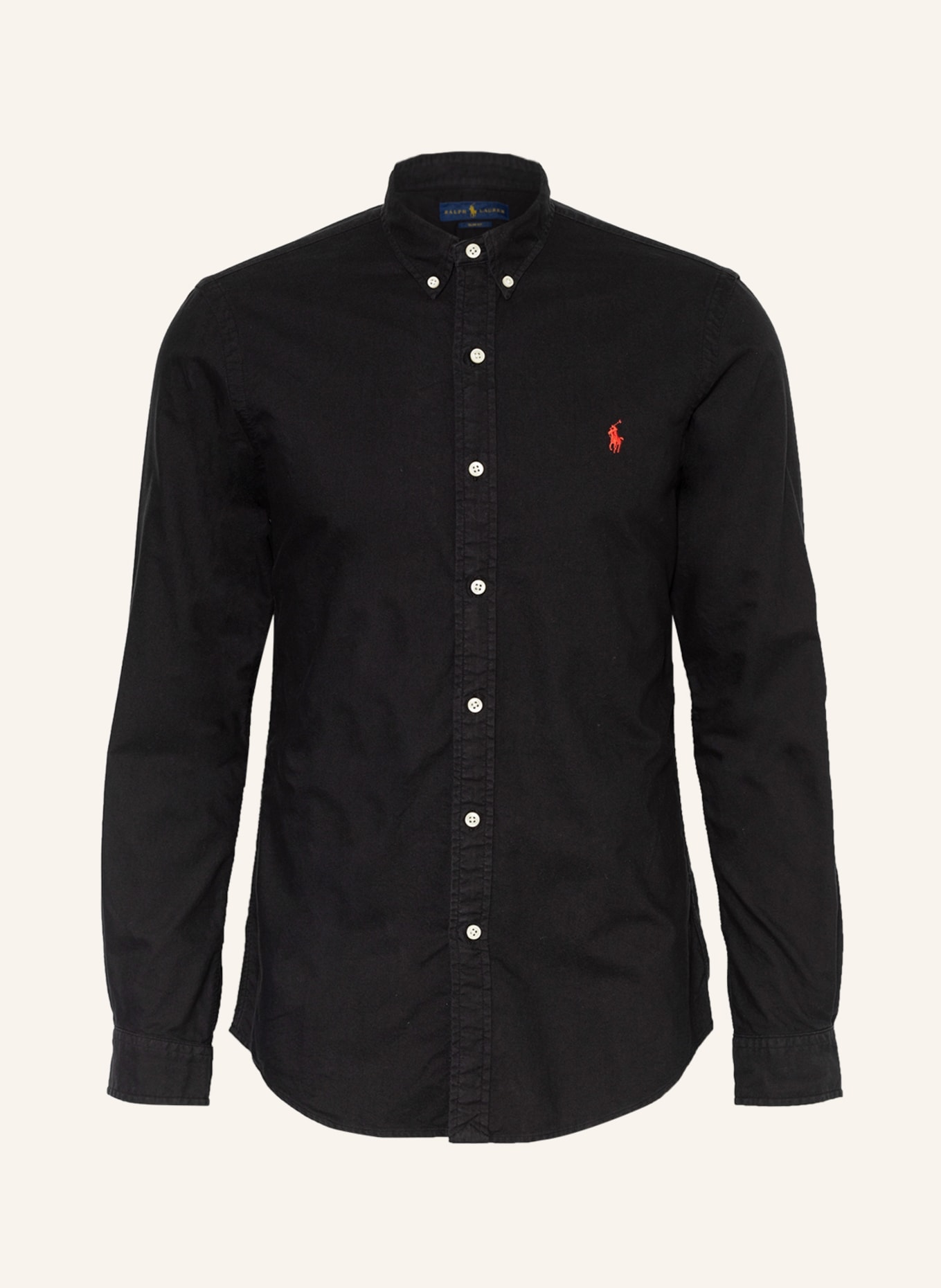 POLO RALPH LAUREN Oxford shirt slim fit, Color: BLACK (Image 1)