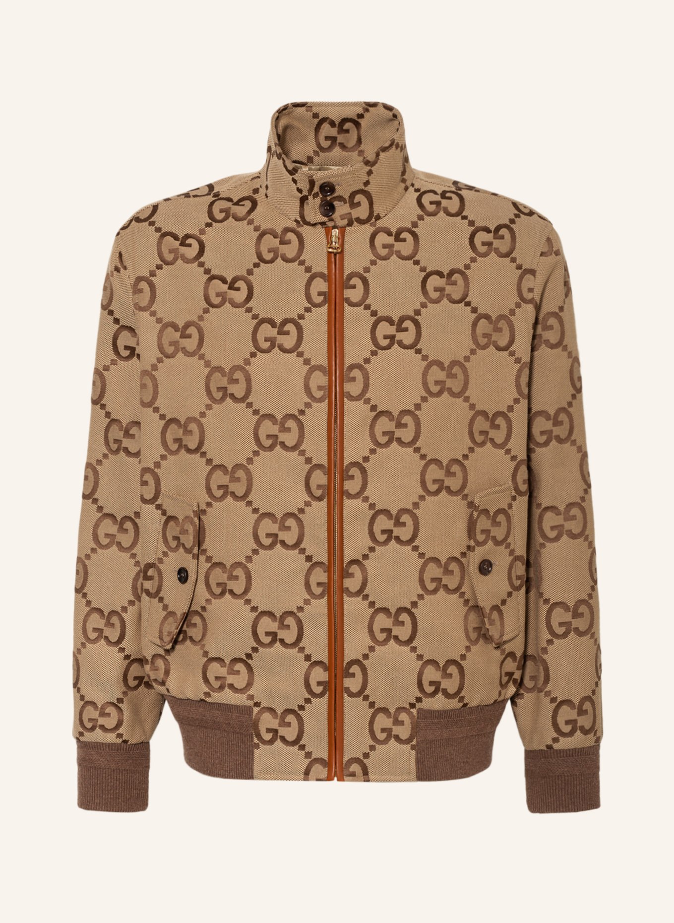 GUCCI Bomber jacket GG SUPREME , Color: CAMEL/ BEIGE (Image 1)