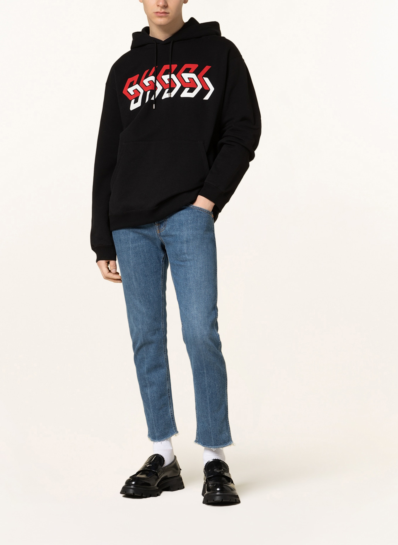 GUCCI Oversized hoodie , Color: BLACK (Image 2)