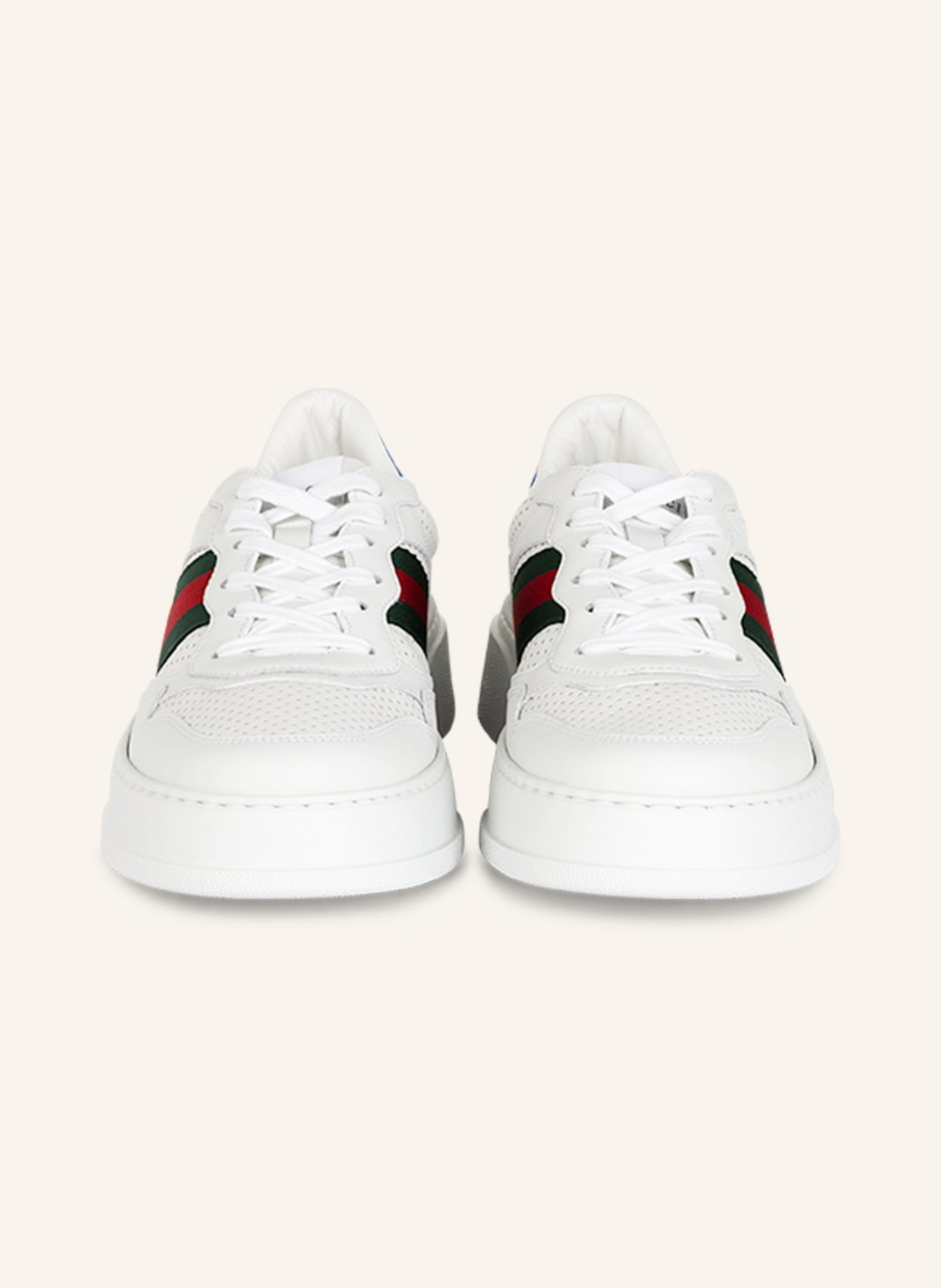 GUCCI Sneaker, Farbe: 9060 WHITE/WHITE/VRV/BR.S (Bild 3)
