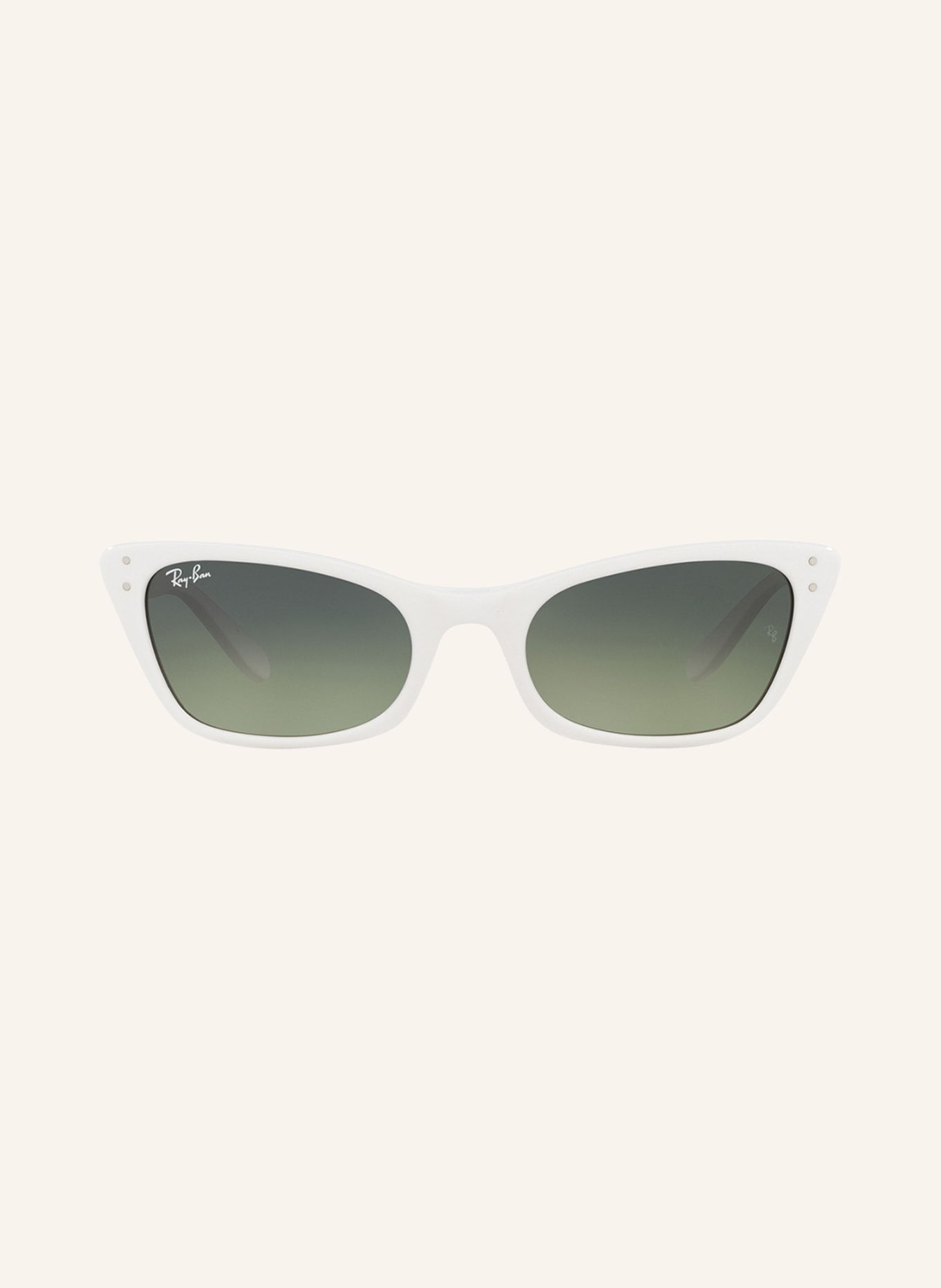 Ray-Ban Sunglasses RB2299, Color: 975/BH - WHITE/ GREEN GRADIENT (Image 2)