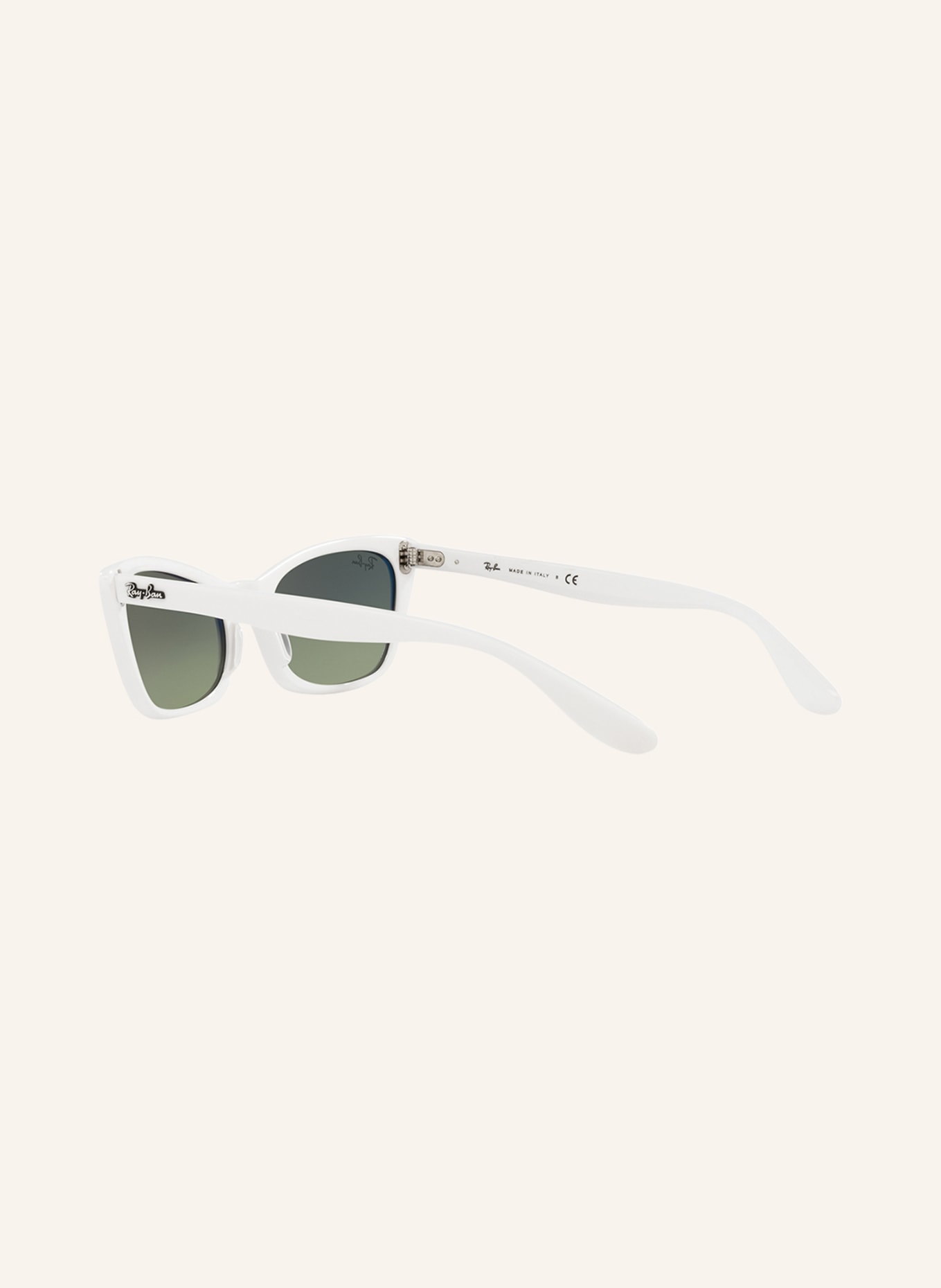 Ray-Ban Sunglasses RB2299, Color: 975/BH - WHITE/ GREEN GRADIENT (Image 4)