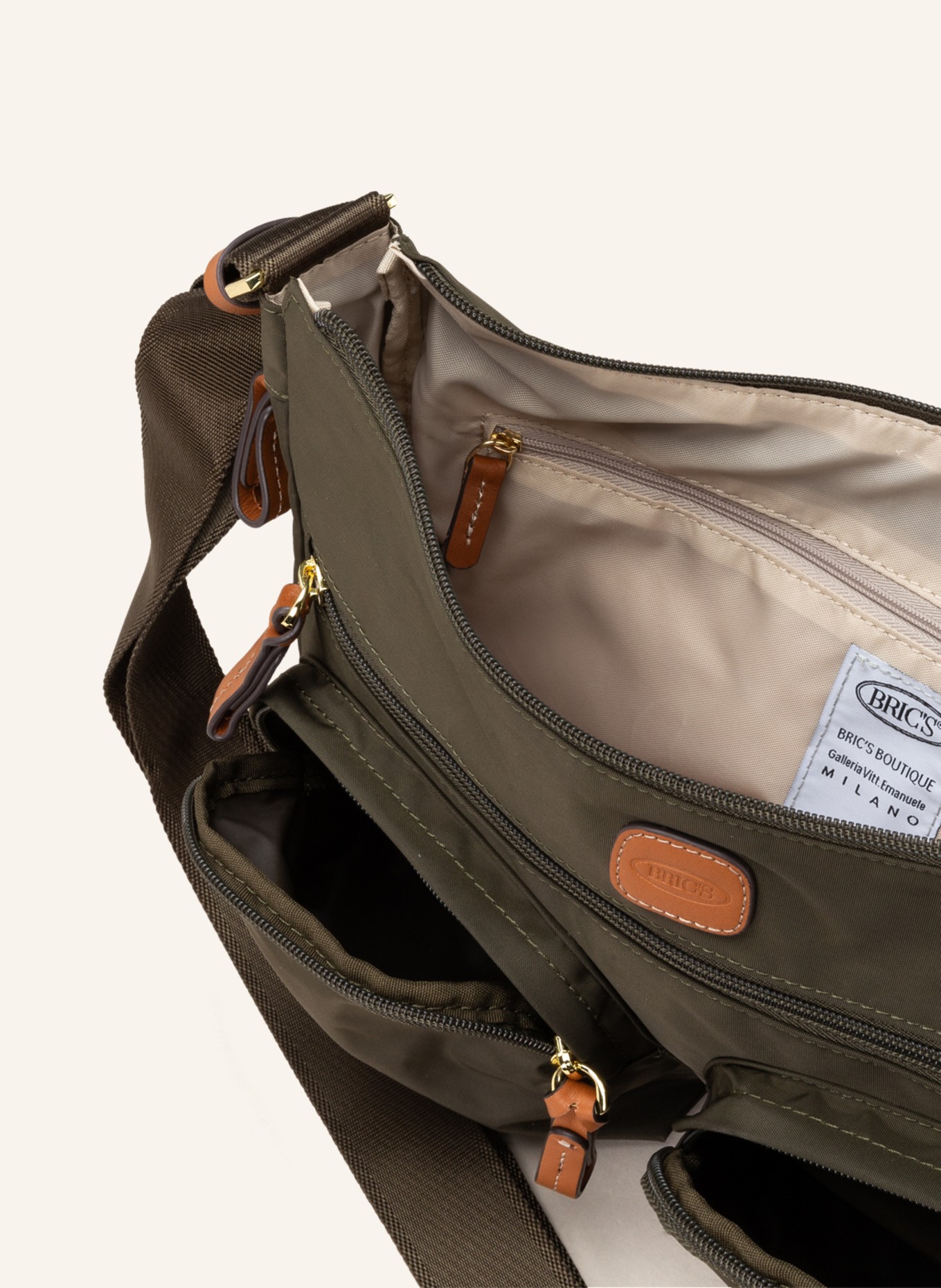 BRIC'S Shoulder bag X-BAG, Color: OLIVE (Image 3)