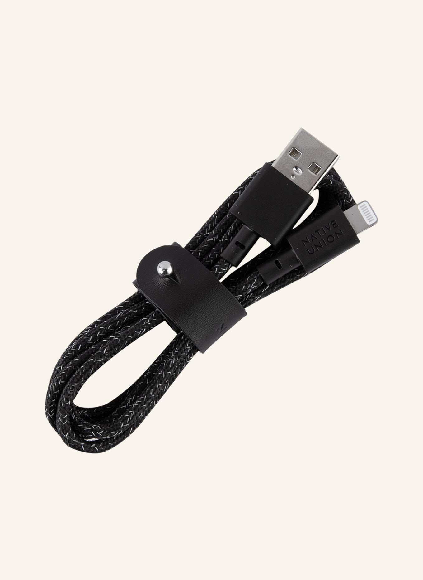 NATIVE UNION USB lightning cable, Color: BLACK (Image 1)