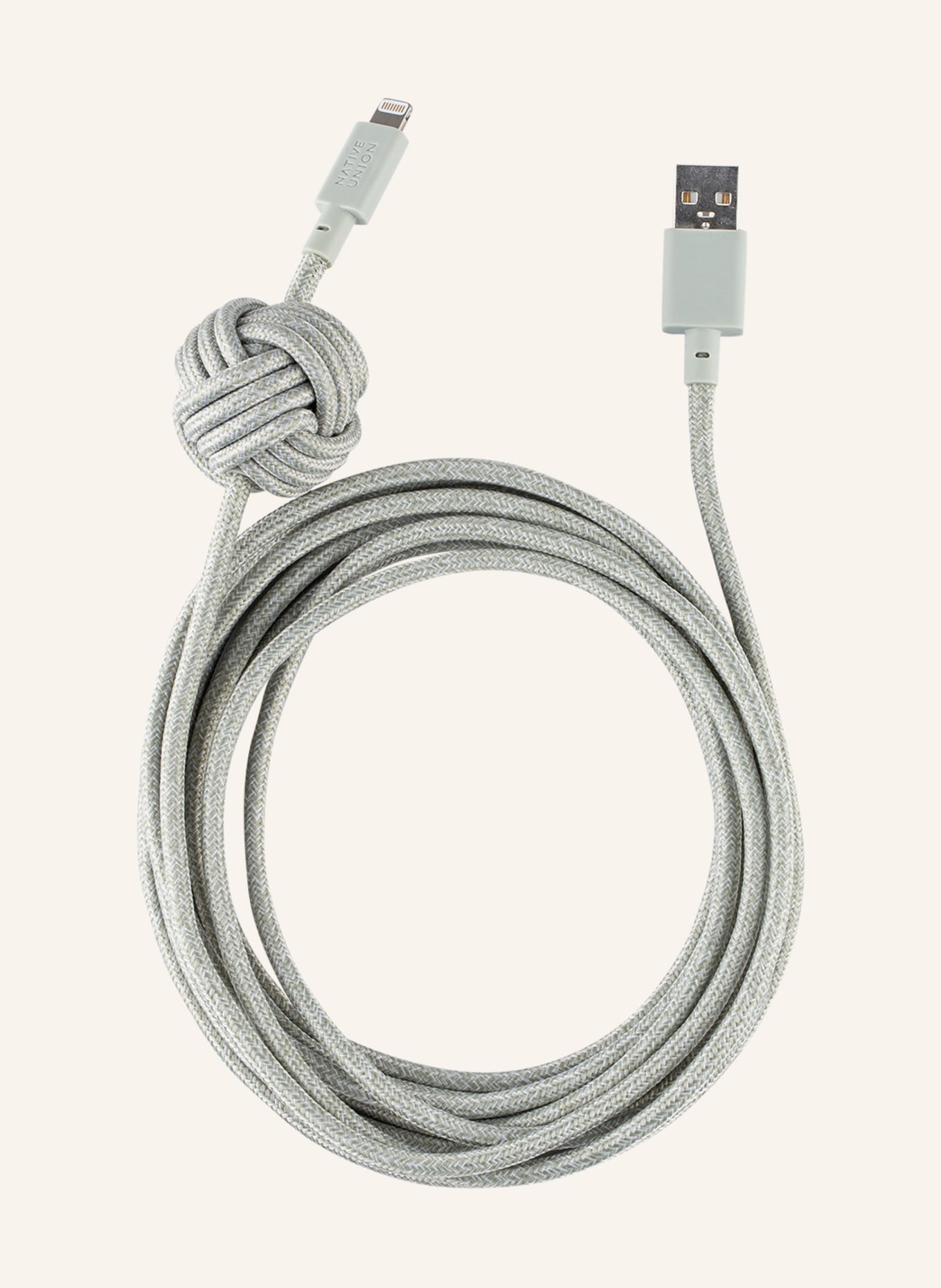 NATIVE UNION Przewód USB Lightning, Kolor: MIĘTOWY (Obrazek 1)