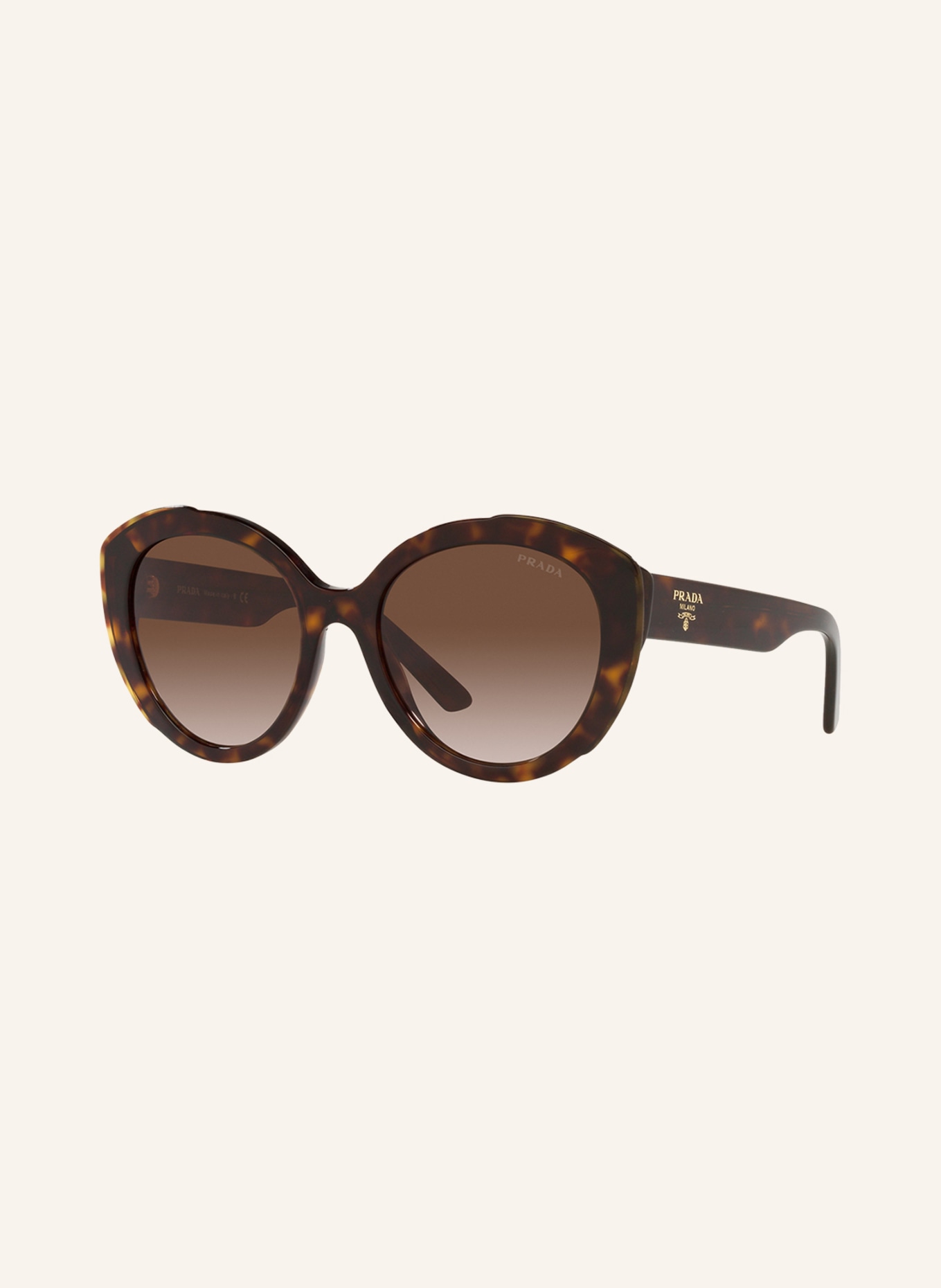 PRADA Sunglasses PR 01YS, Color: 2AU6S1 - HAVANA/ BROWN GRADIENT (Image 1)