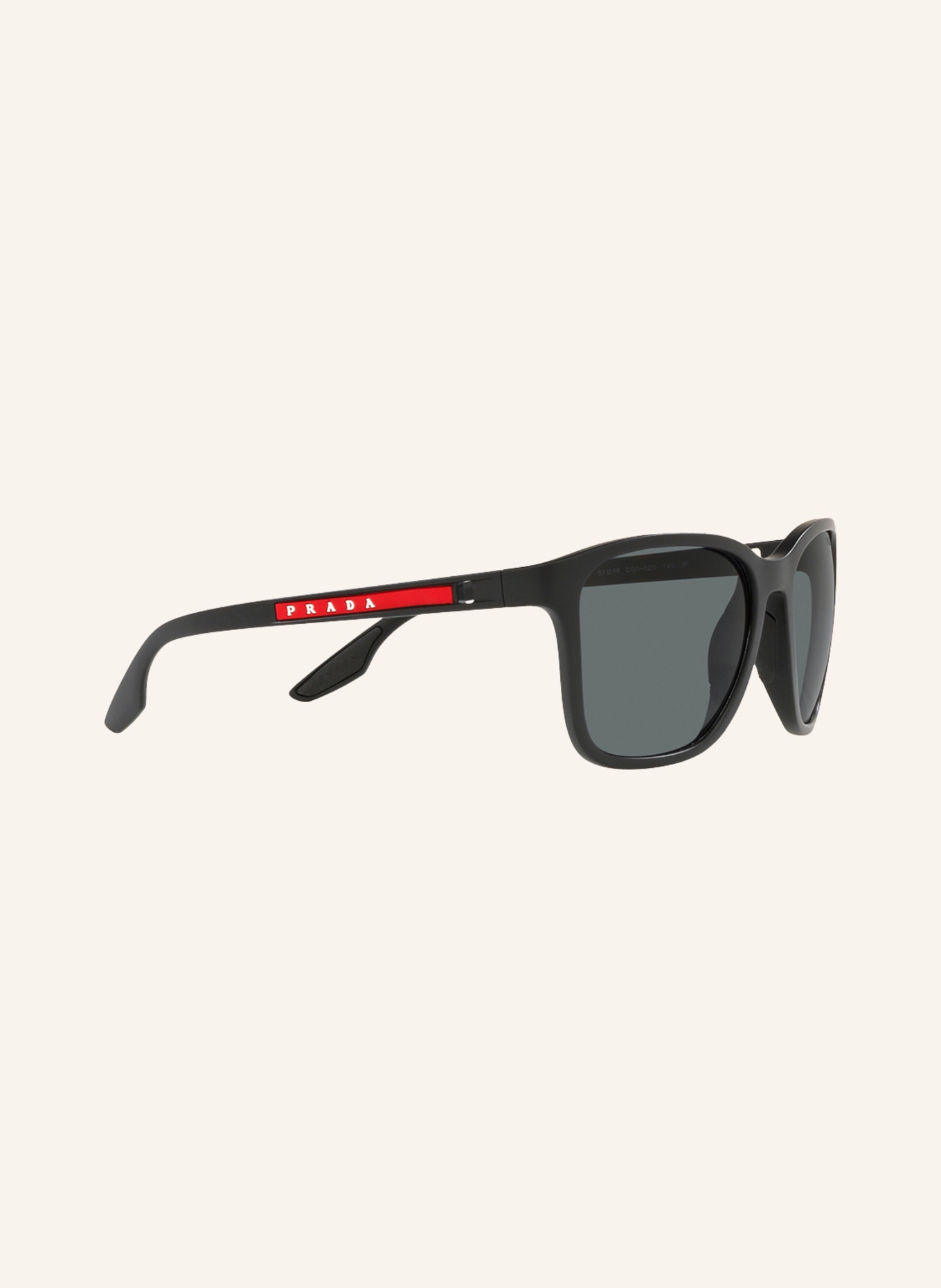 PRADA LINEA ROSSA Sunglasses PS 02WS, Color: DG002G - BLACK/GRAY POLARIZED (Image 3)