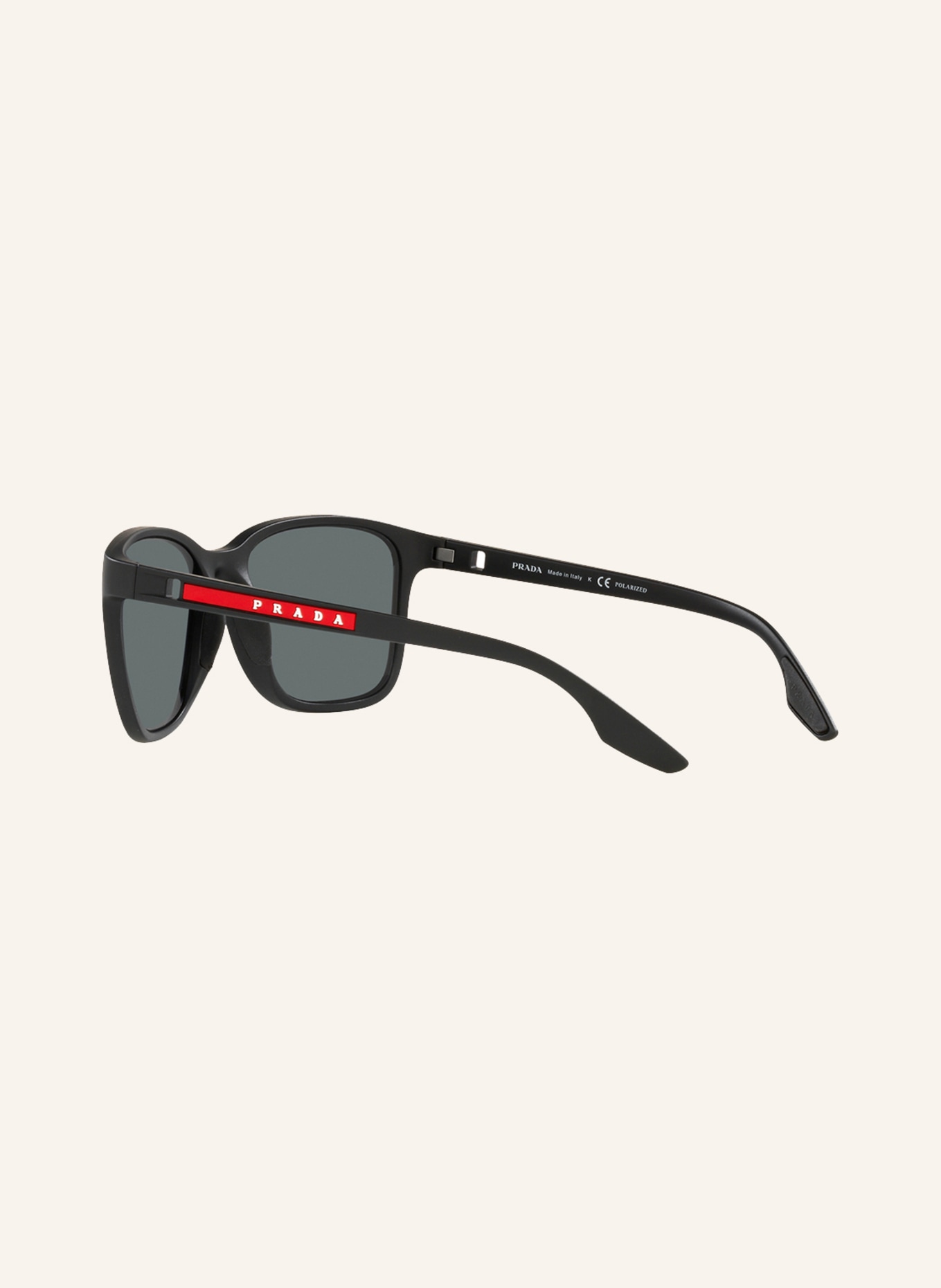 PRADA LINEA ROSSA Sunglasses PS 02WS, Color: DG002G - BLACK/GRAY POLARIZED (Image 4)