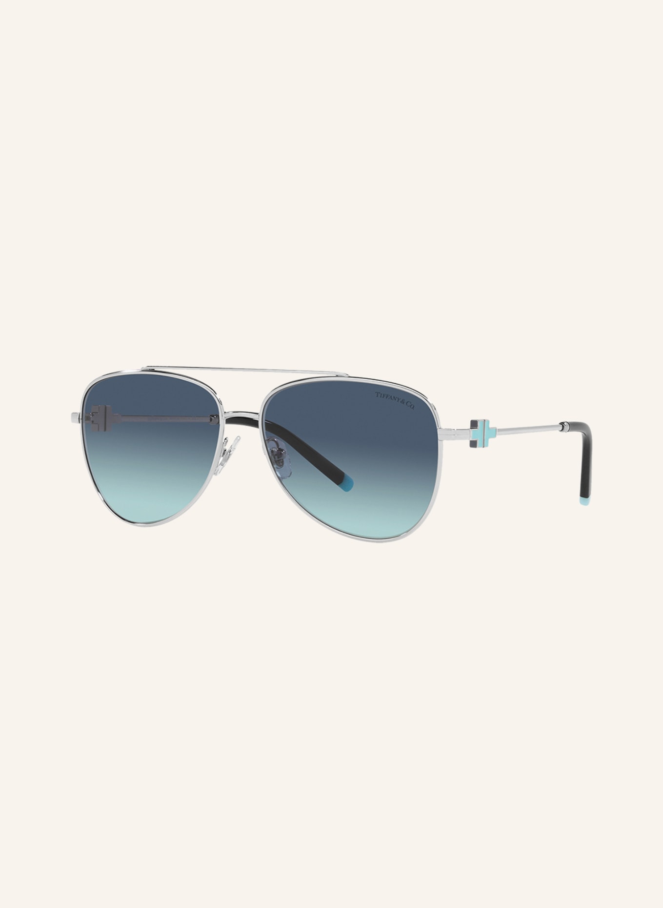 TIFFANY & Co. Sunglasses TF3080, Color: 60019S - SILVER/BLUE GRADIENT (Image 1)