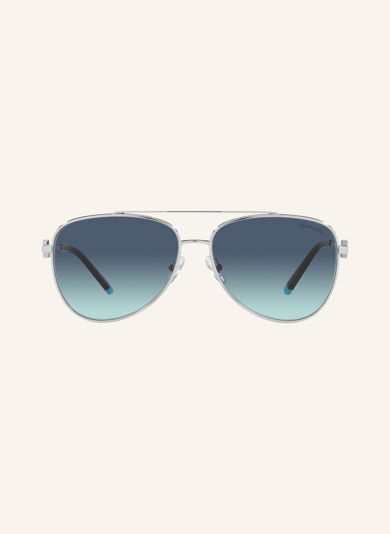 TIFFANY TF3072 80019S Silver Blue Gradient Women's Sunglasses 59 mm -  EYECAREBOUTIQUE