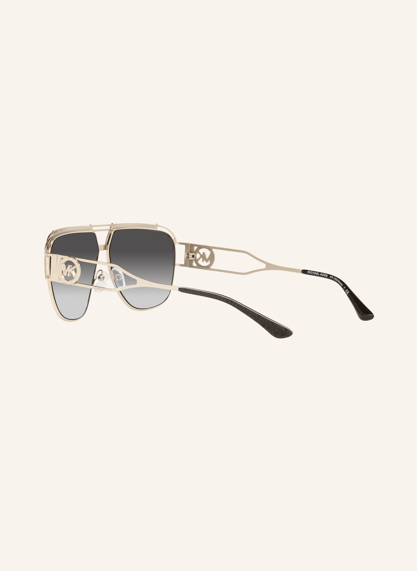 MICHAEL KORS Sunglasses MK1102, Color: 10148G - GOLD/ DARK GRAY GRADIENT (Image 4)