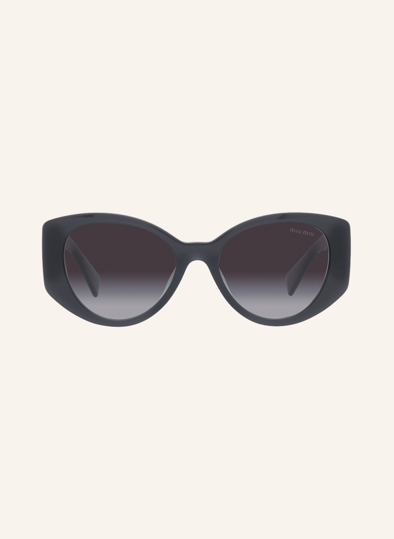 MIU MIU Sunglasses MU 03WS, Color: 06U5D1 - DARK GRAY/ DARK GRAY GRADIENT (Image 2)