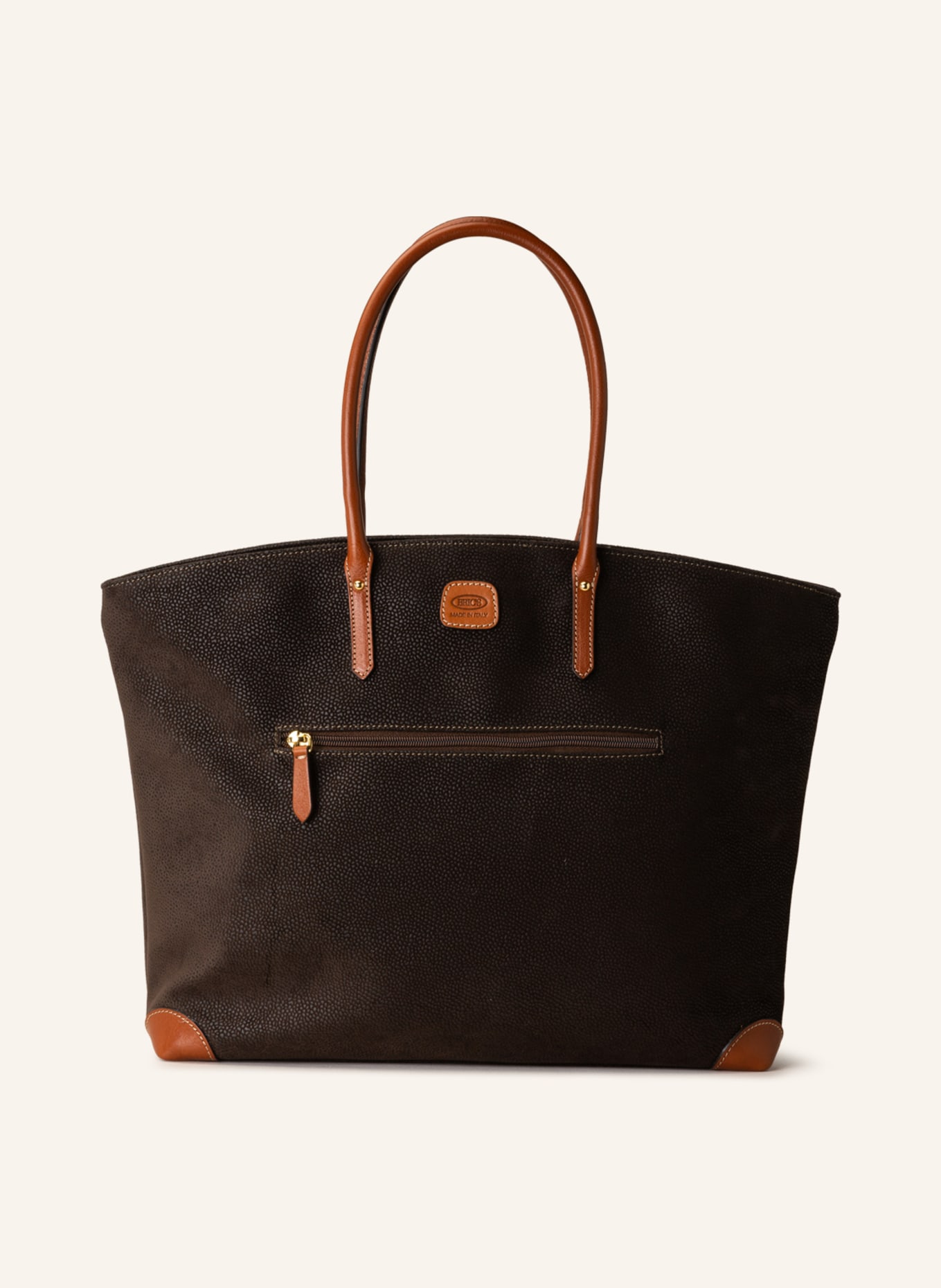 BRIC'S Torba shopper LIFE: CIEMNOBRĄZOWY