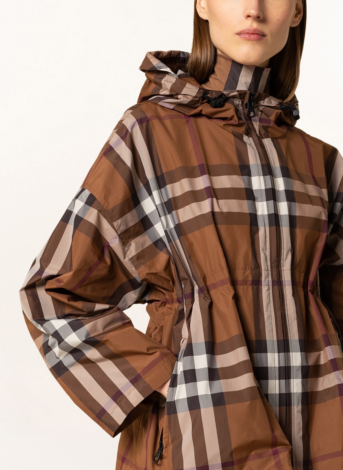 BURBERRY Jacket BACTON, Color: BROWN/ BLACK/ WHITE (Image 5)