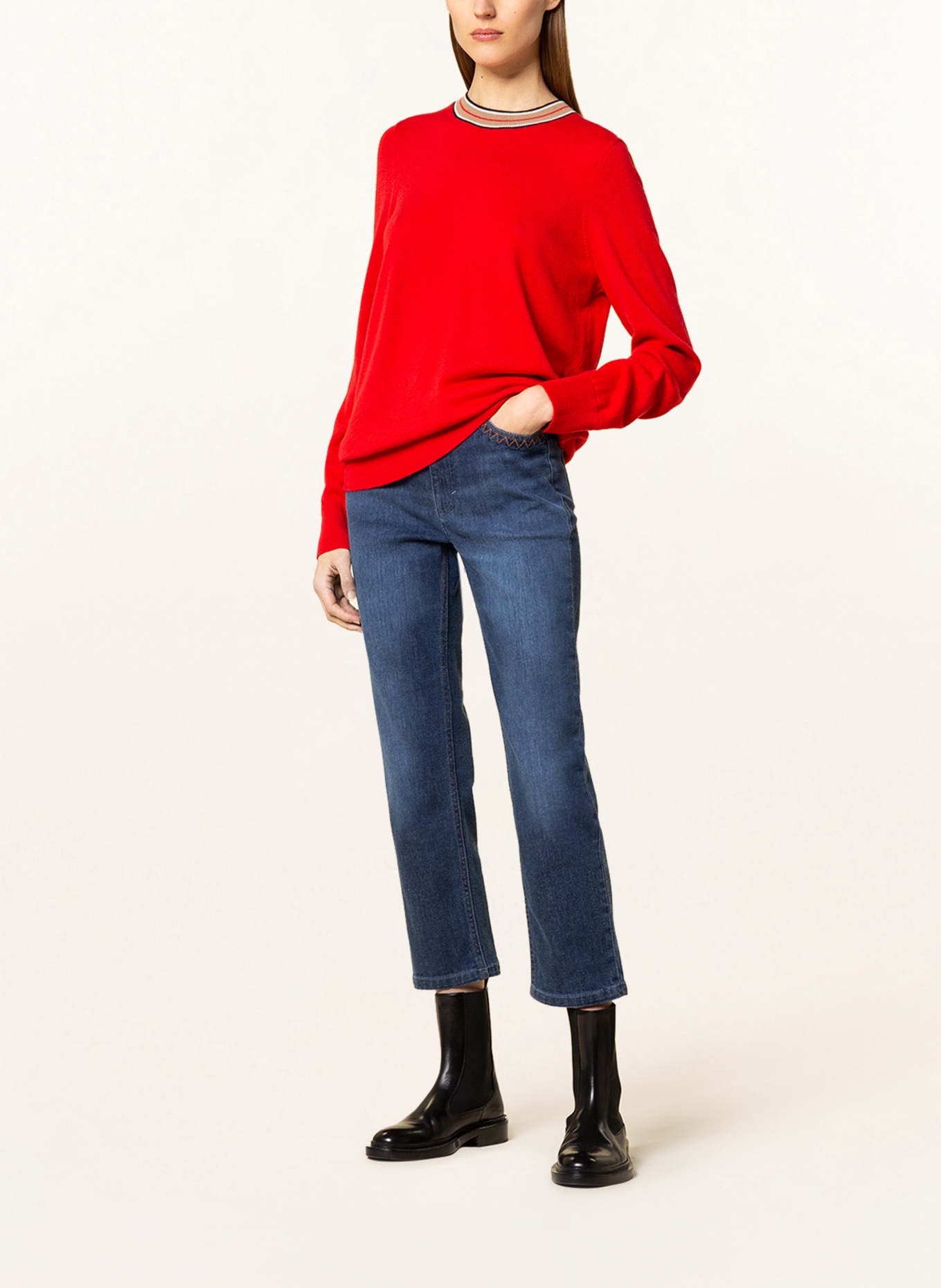 BURBERRY Cashmere sweater TILDA, Color: RED (Image 2)