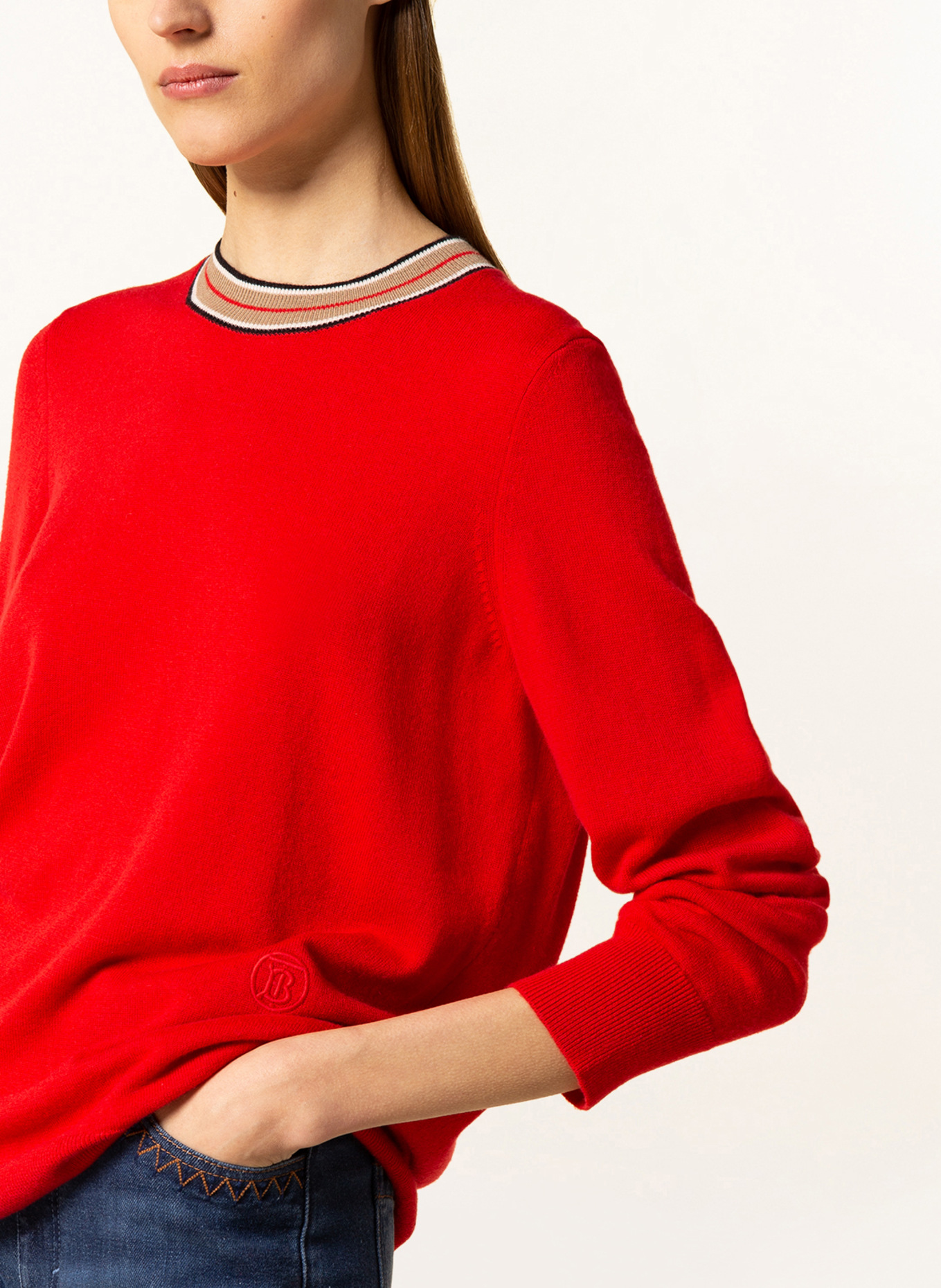 BURBERRY Cashmere sweater TILDA, Color: RED (Image 4)