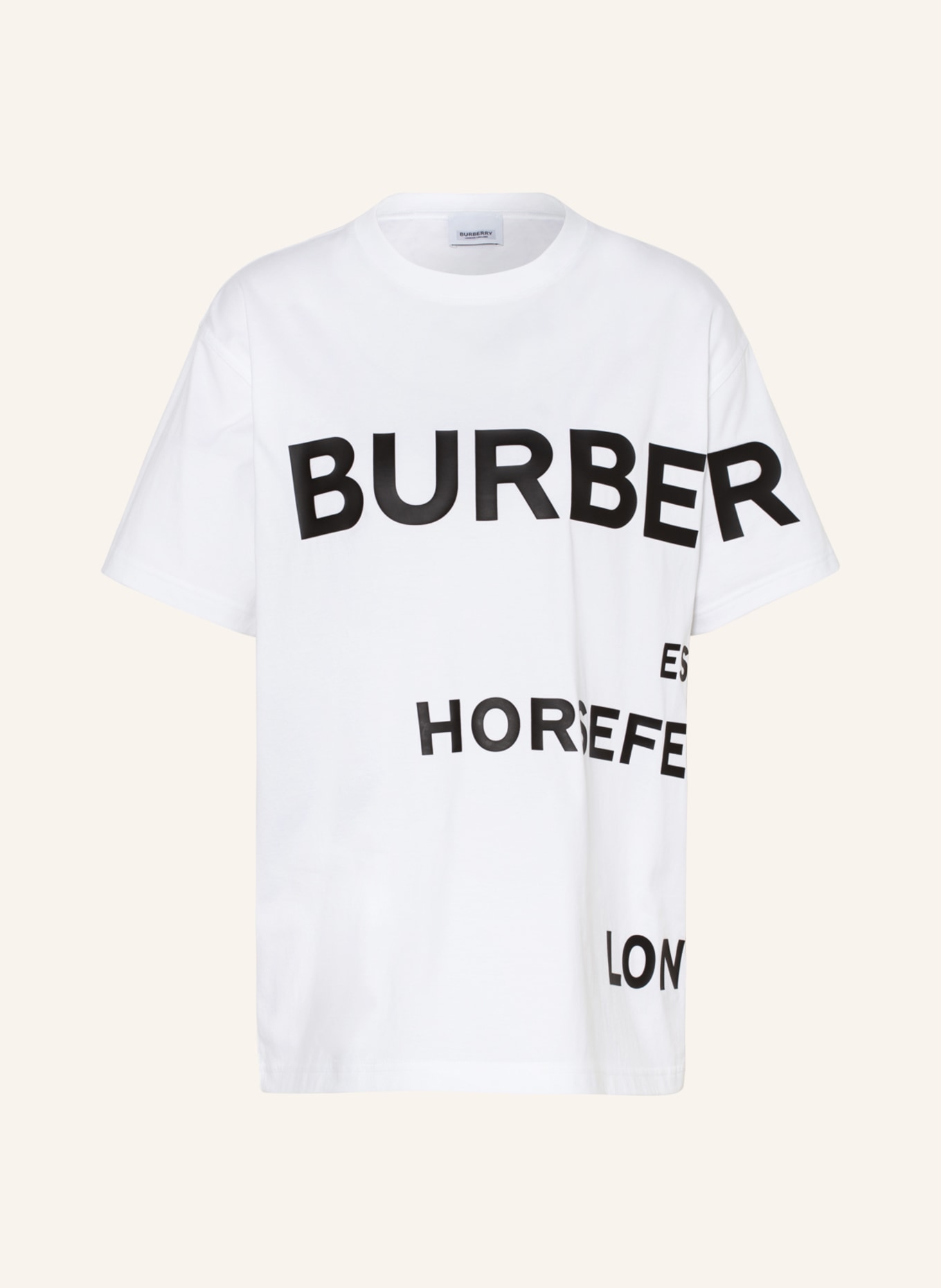 BURBERRY Oversized shirt CARRICK, Color: WHITE (Image 1)