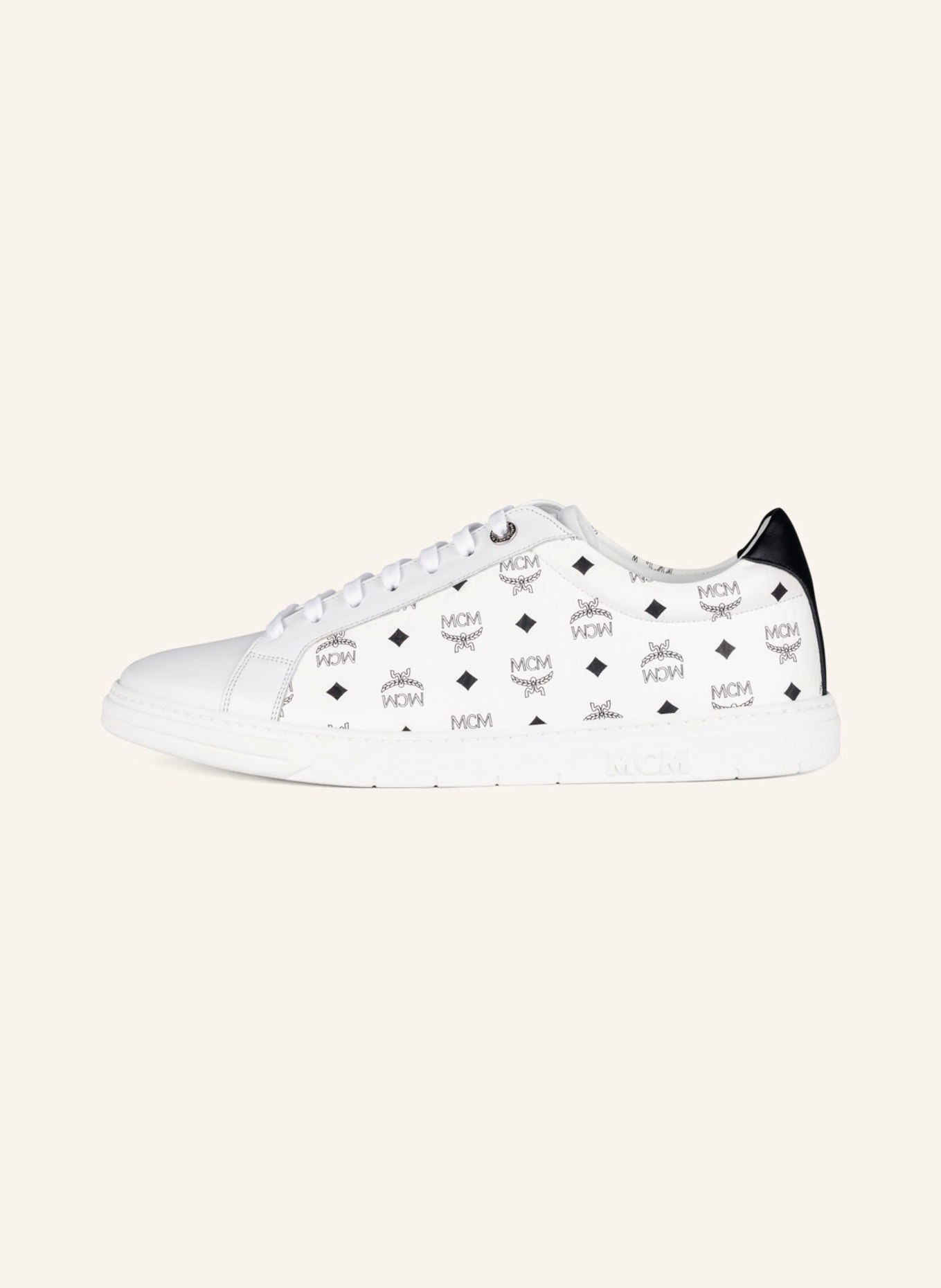 MCM Sneakers , Color: WHITE/ BLACK (Image 4)