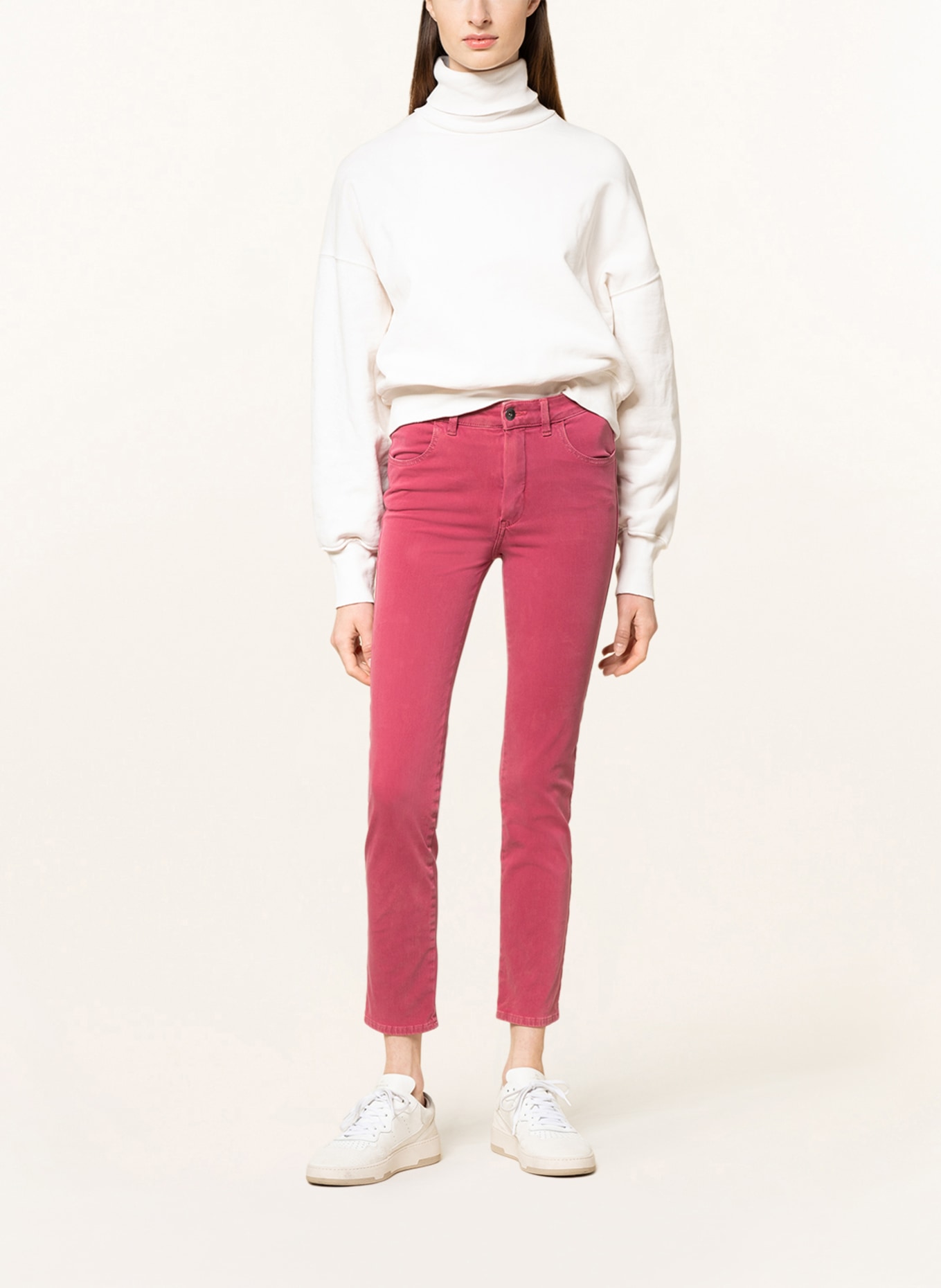 ITEM m6 7/8-Skinny Jeans POWER PANTS mit Shaping-Effekt, Farbe: 760 moody berry (Bild 2)