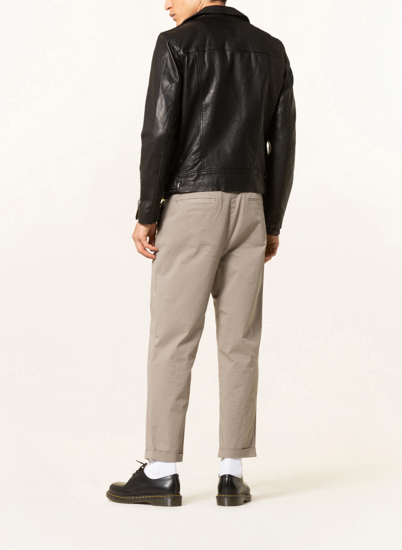 ALLSAINTS Leather jacket WICK, Color: BLACK (Image 3)