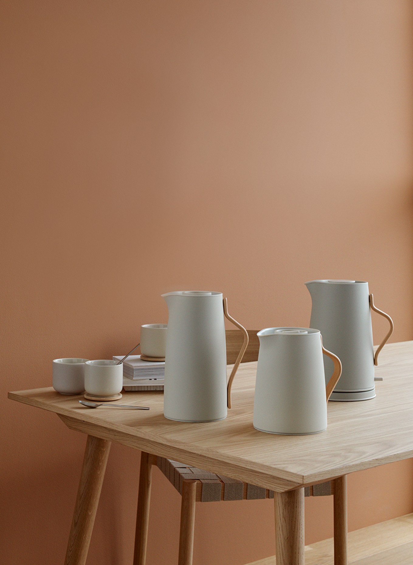 stelton Thermally insulated jug EMMA, Color: BEIGE (Image 2)