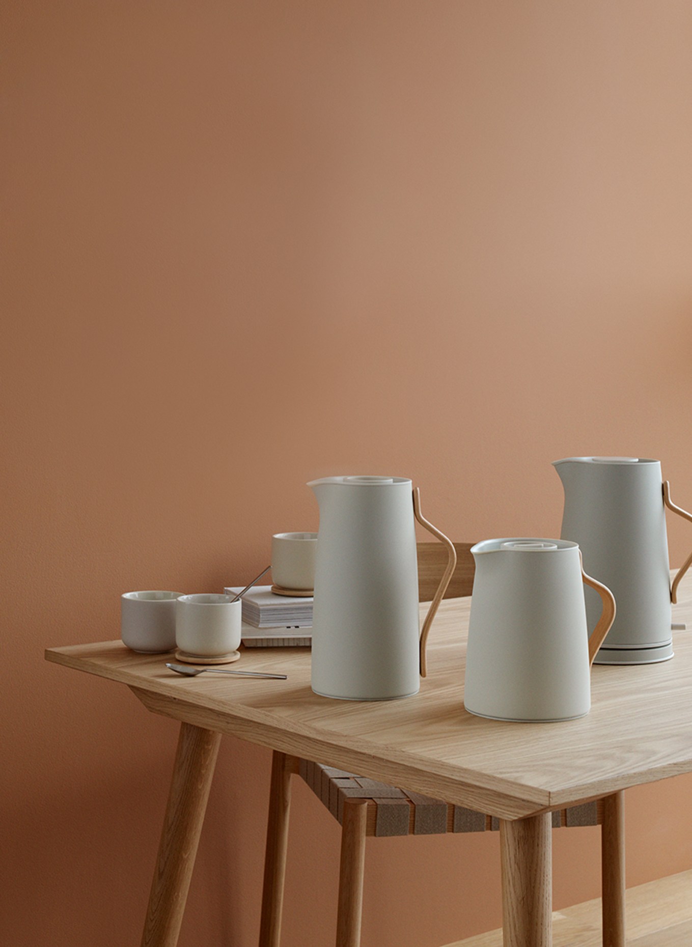 stelton Thermally insulated jug EMMA, Color: BEIGE (Image 2)