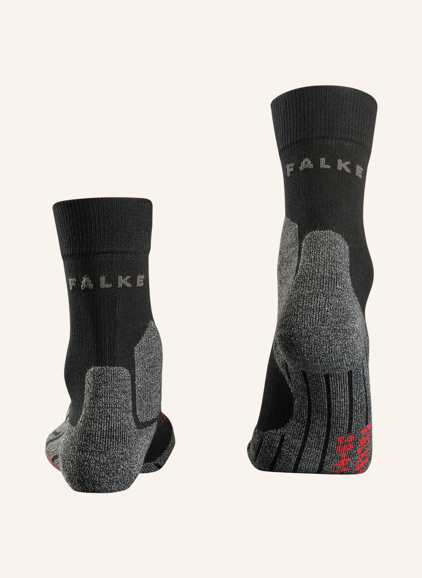 FALKE Running socks RU3, Color: 3010 BLACK-MIX (Image 2)