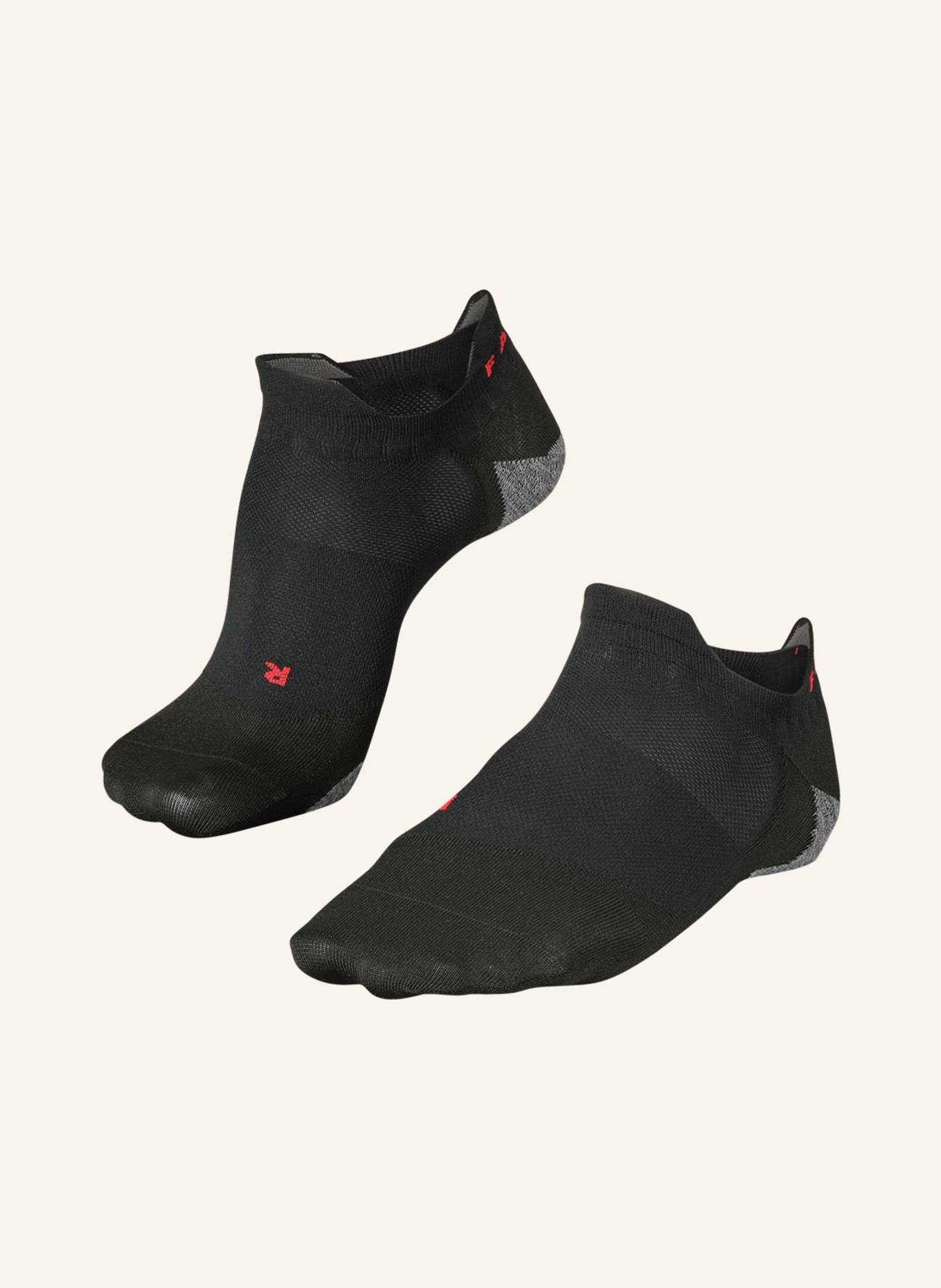 FALKE Running socks RU5 INVISIBLE, Color: 3010 BLACK-MIX (Image 1)