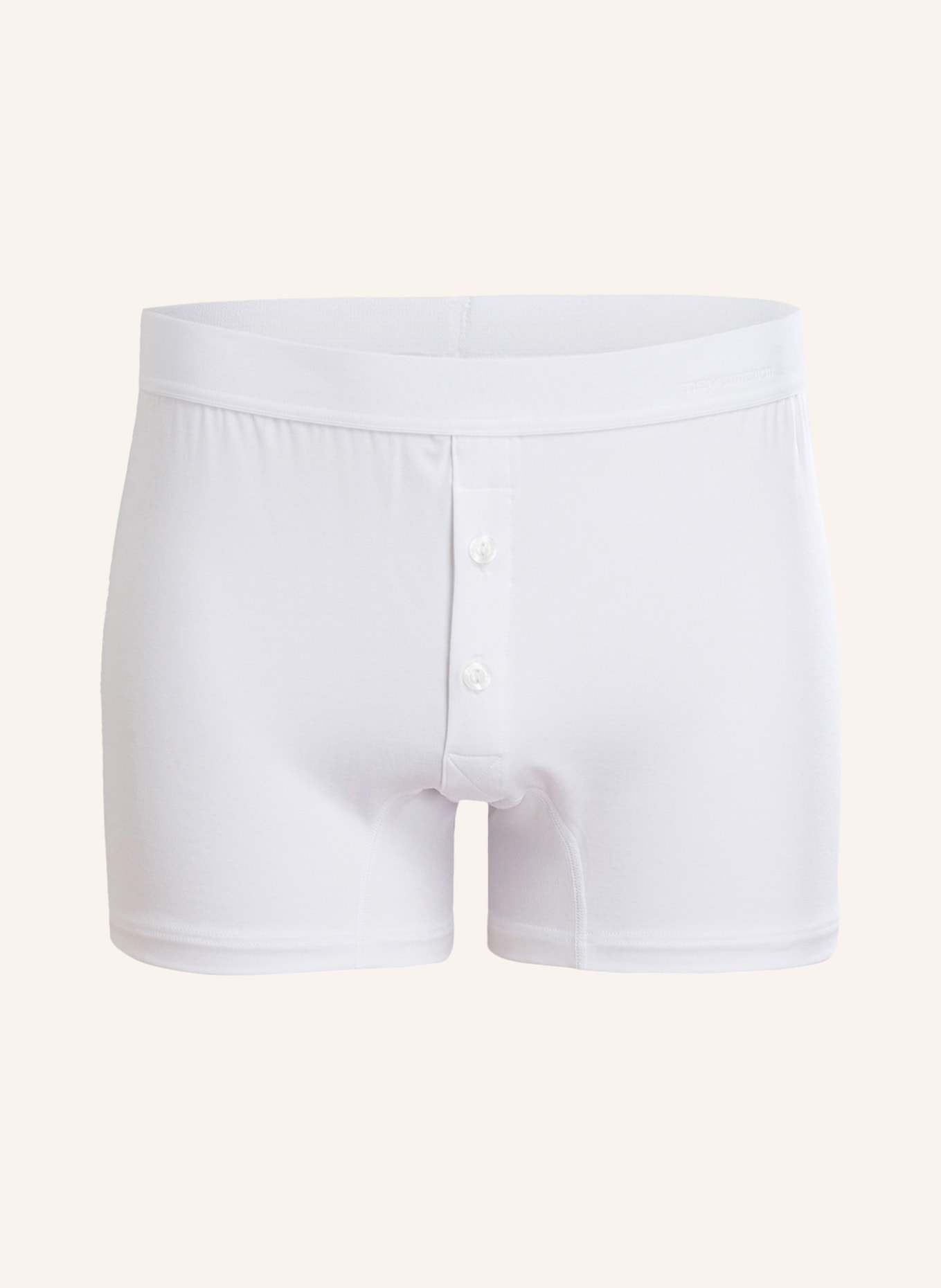 mey Boxer shorts series SUPERIOR, Color: WHITE (Image 1)