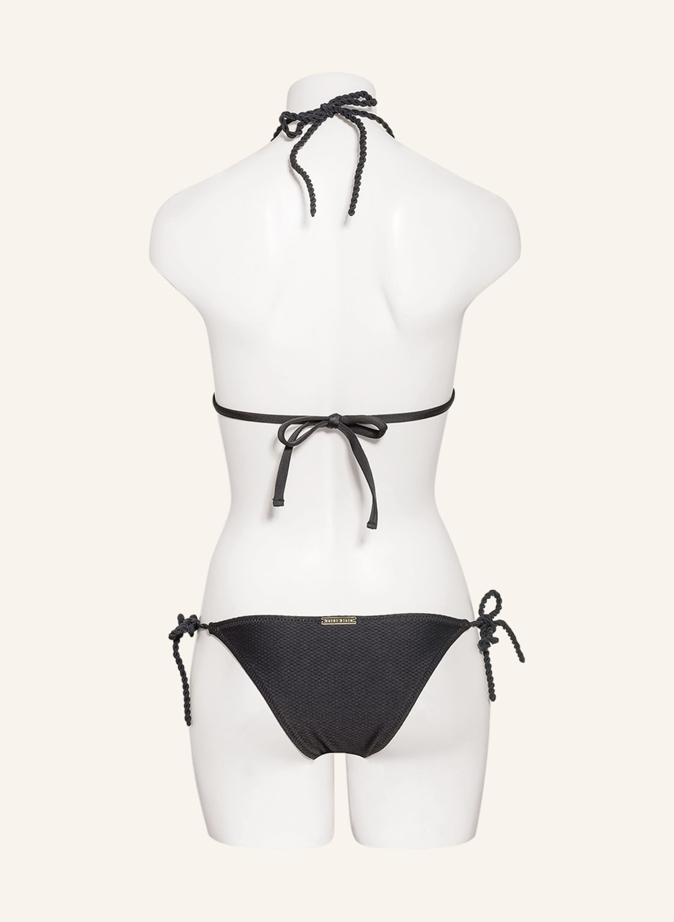 heidi klein Triangle bikini top CORE ROPE, Color: BLACK (Image 3)