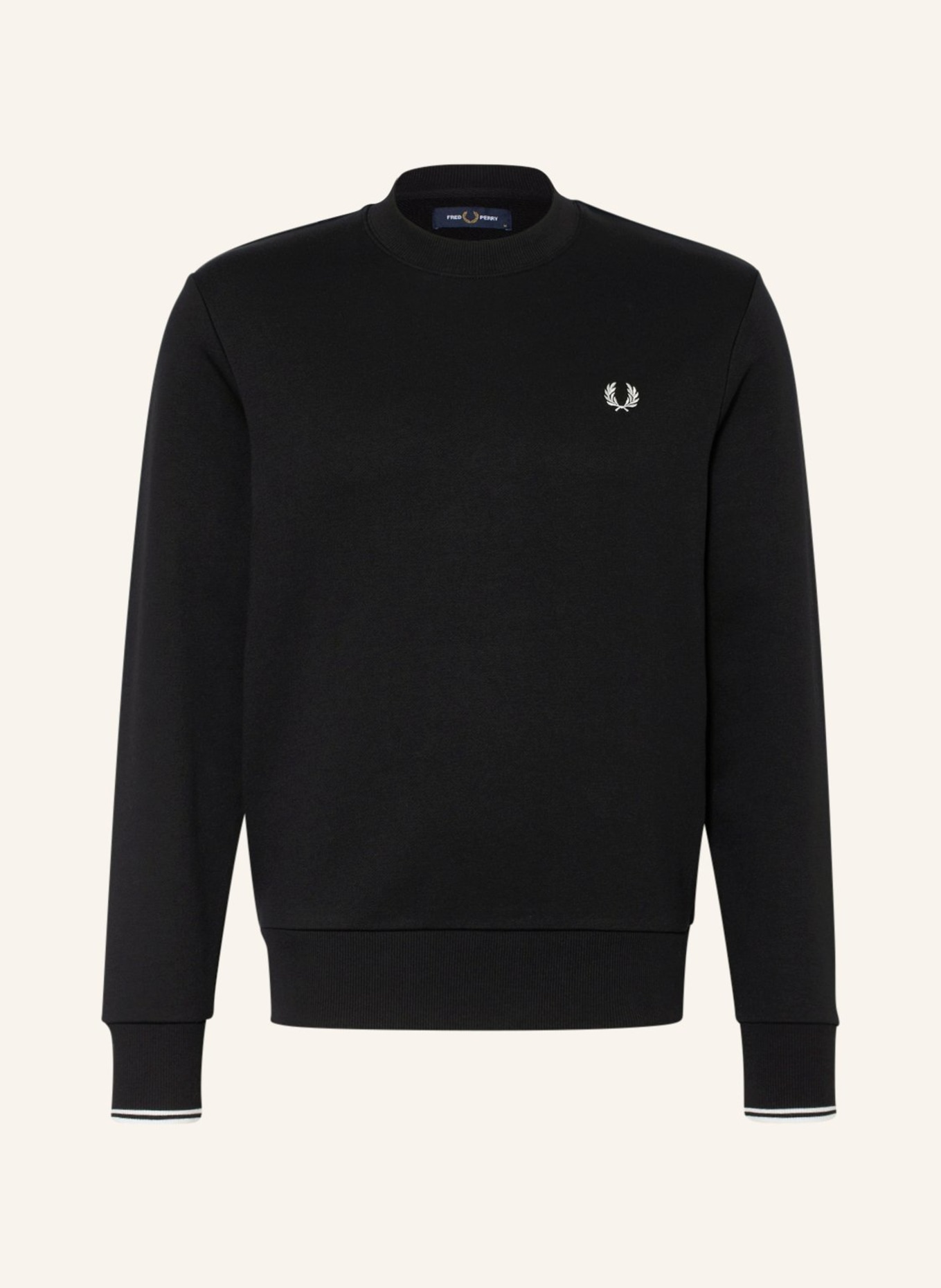 FRED PERRY Sweatshirt M7535, Color: BLACK (Image 1)