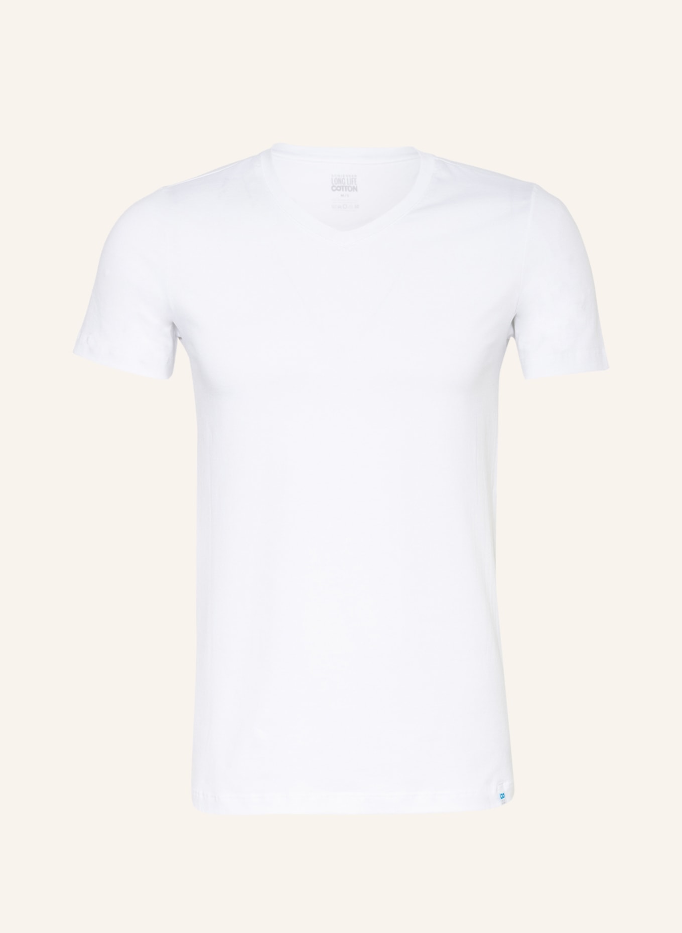 SCHIESSER T-Shirt LONG LIFE COTTON, Farbe: WEISS (Bild 1)