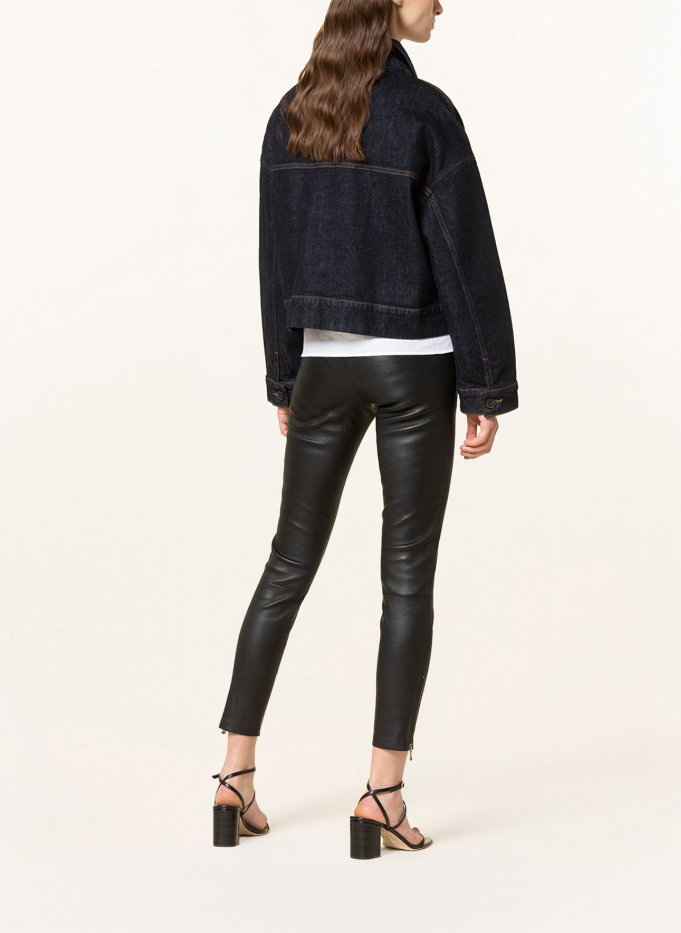 lilienfels Leather trousers, Color: BLACK (Image 3)