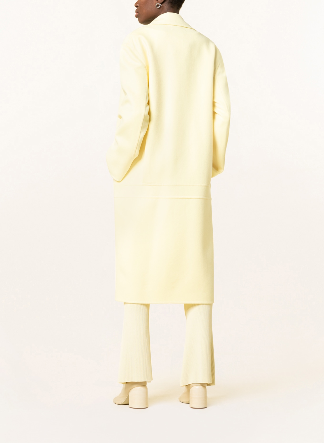 STELLA McCARTNEY Wool coat ERIKA, Color: LIGHT YELLOW (Image 3)