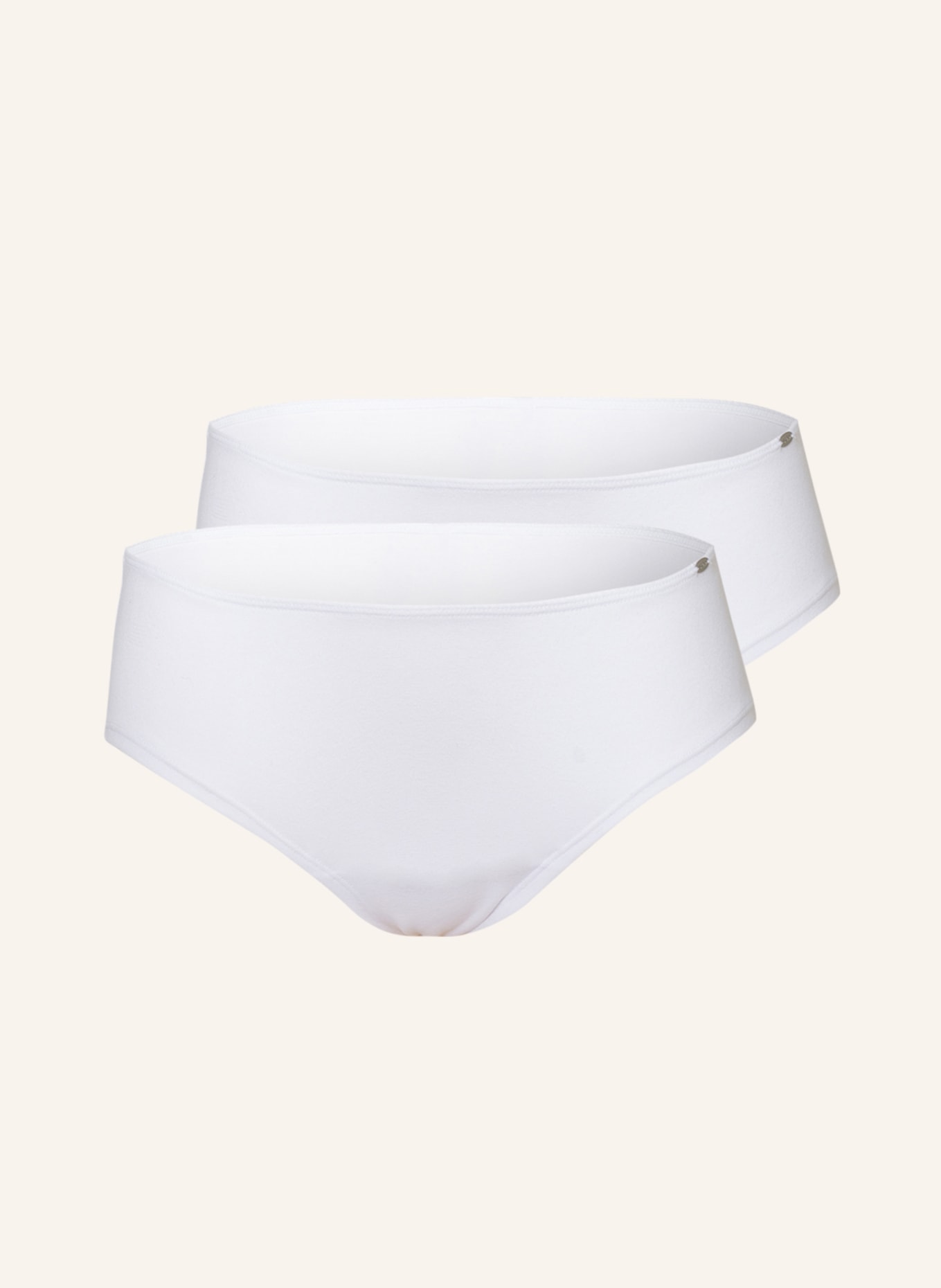 Skiny Pack of 2 briefs EVERY DAY IN COTTON LACE, Color: WHITE (Image 1)