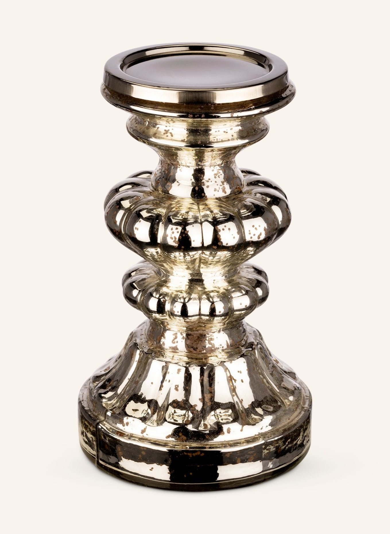 COR MULDER Candleholder, Color: SILVER (Image 2)