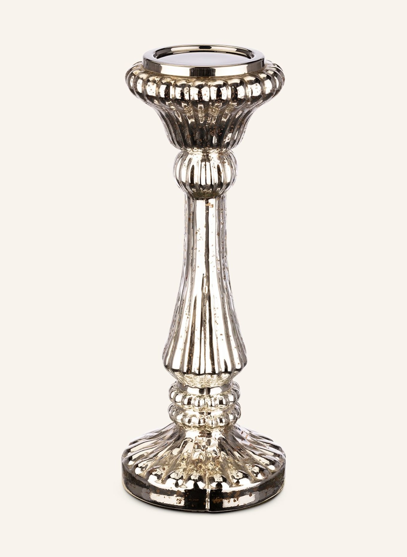 COR MULDER Candleholder, Color: SILVER (Image 2)