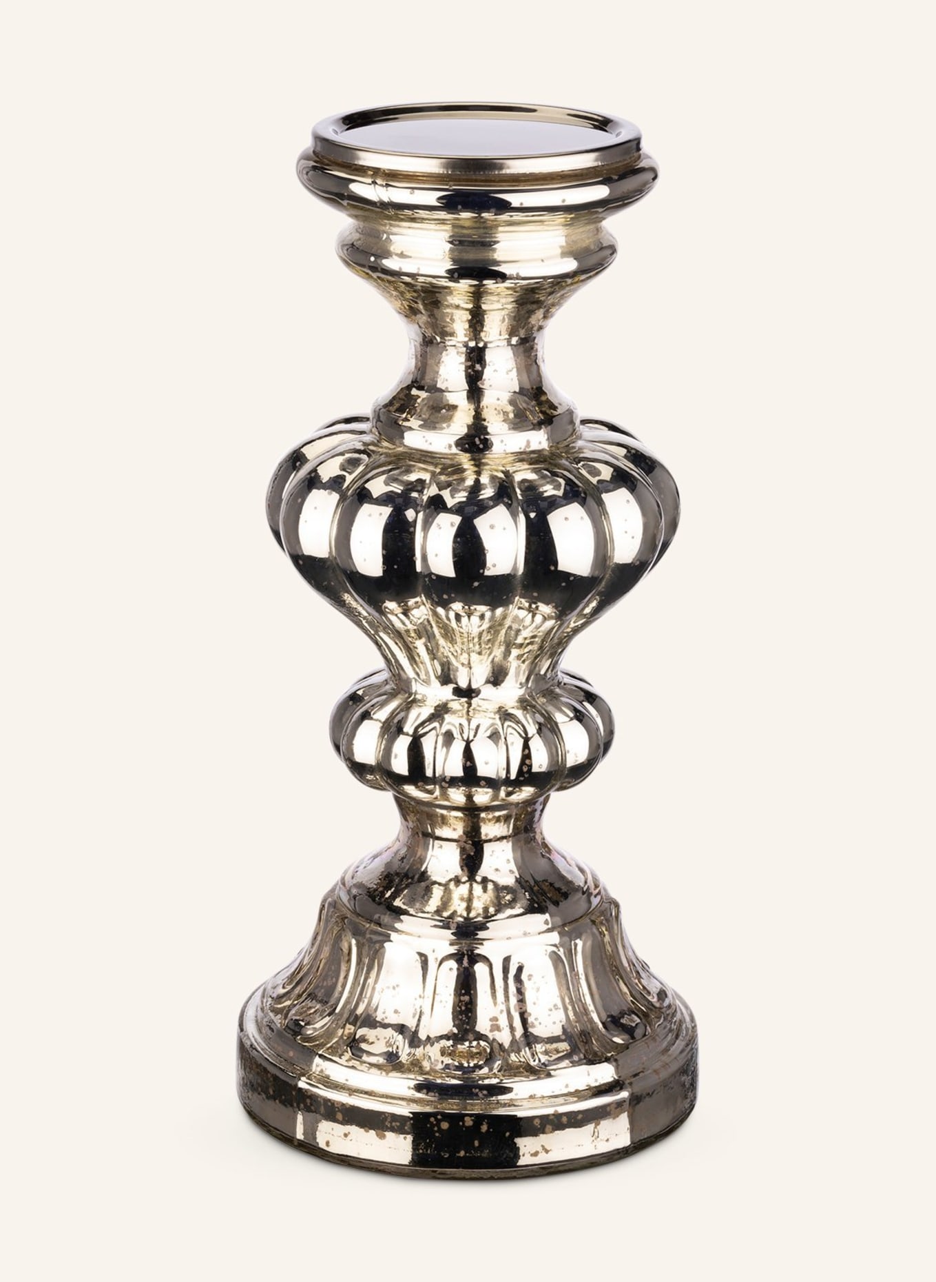 COR MULDER Candleholder , Color: SILVER (Image 1)