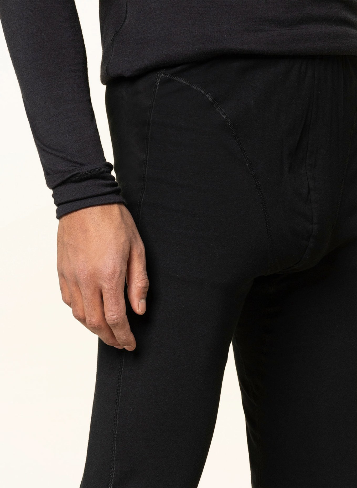 SCHIESSER Long Underwear 95/5, Color: BLACK (Image 5)