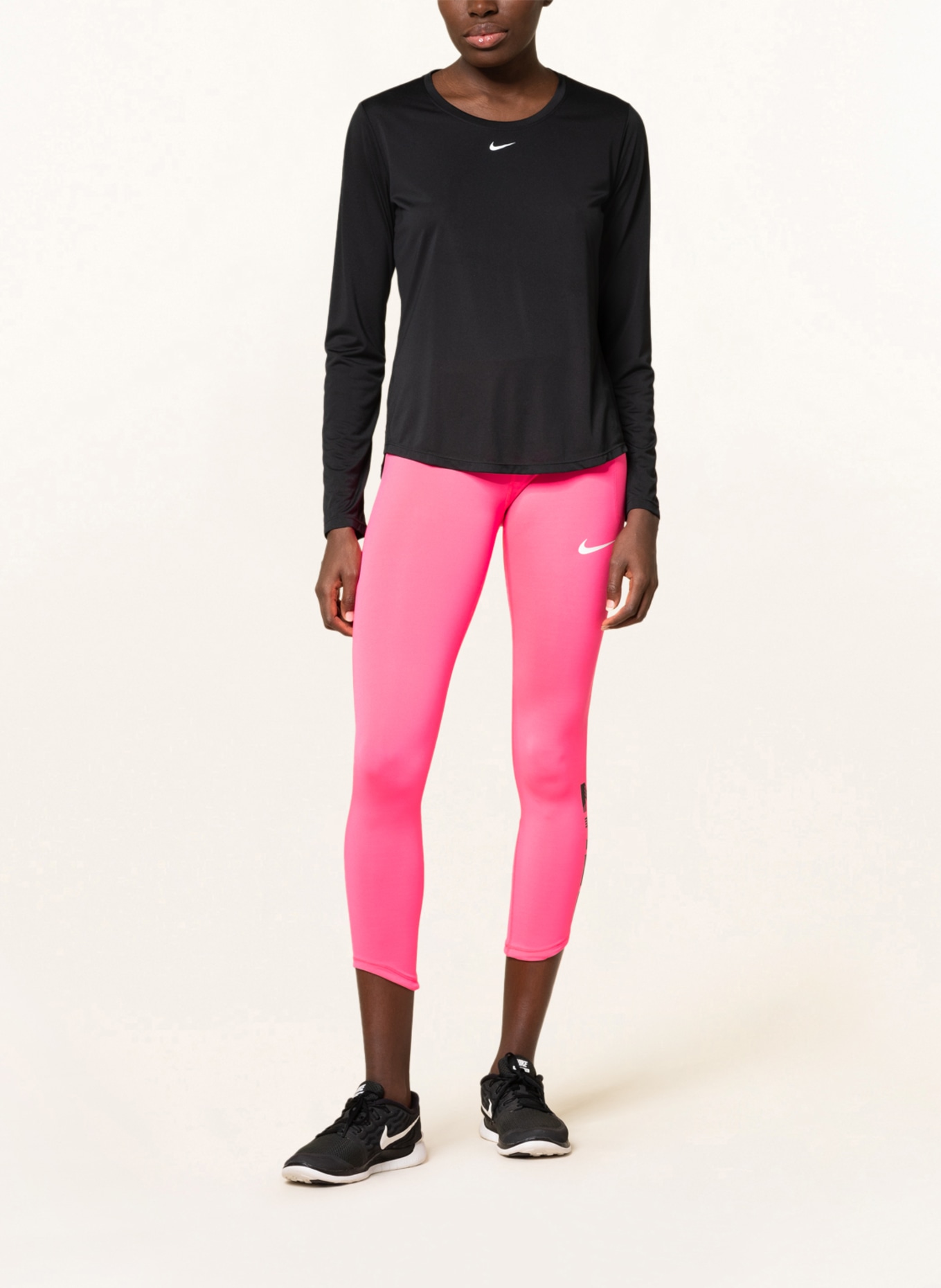 Nike Long sleeve shirt DRI-FIT ONE, Color: BLACK (Image 2)