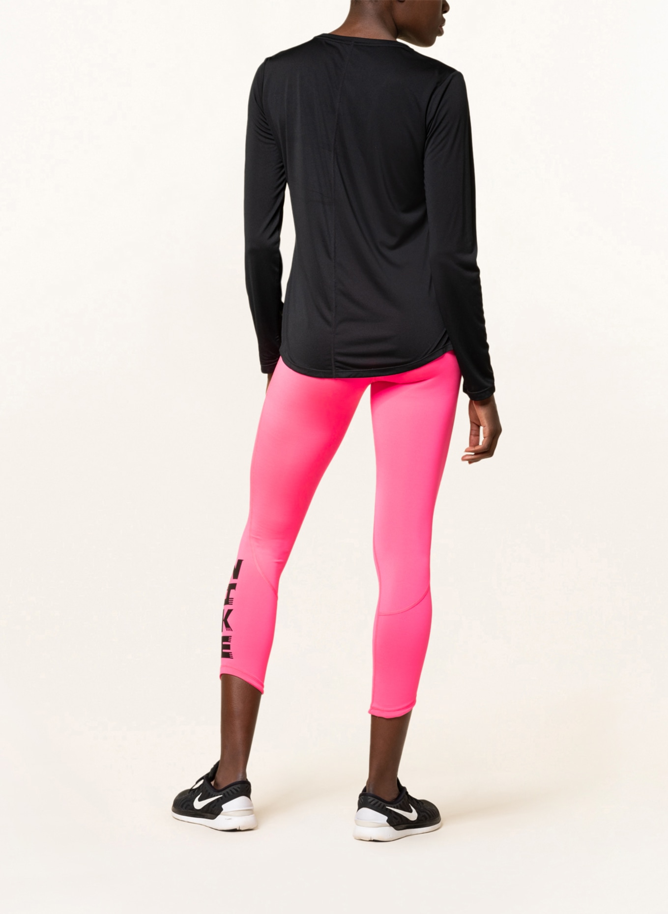 Nike Tričko s dlouhým rukávem DRI-FIT ONE, Barva: ČERNÁ (Obrázek 3)