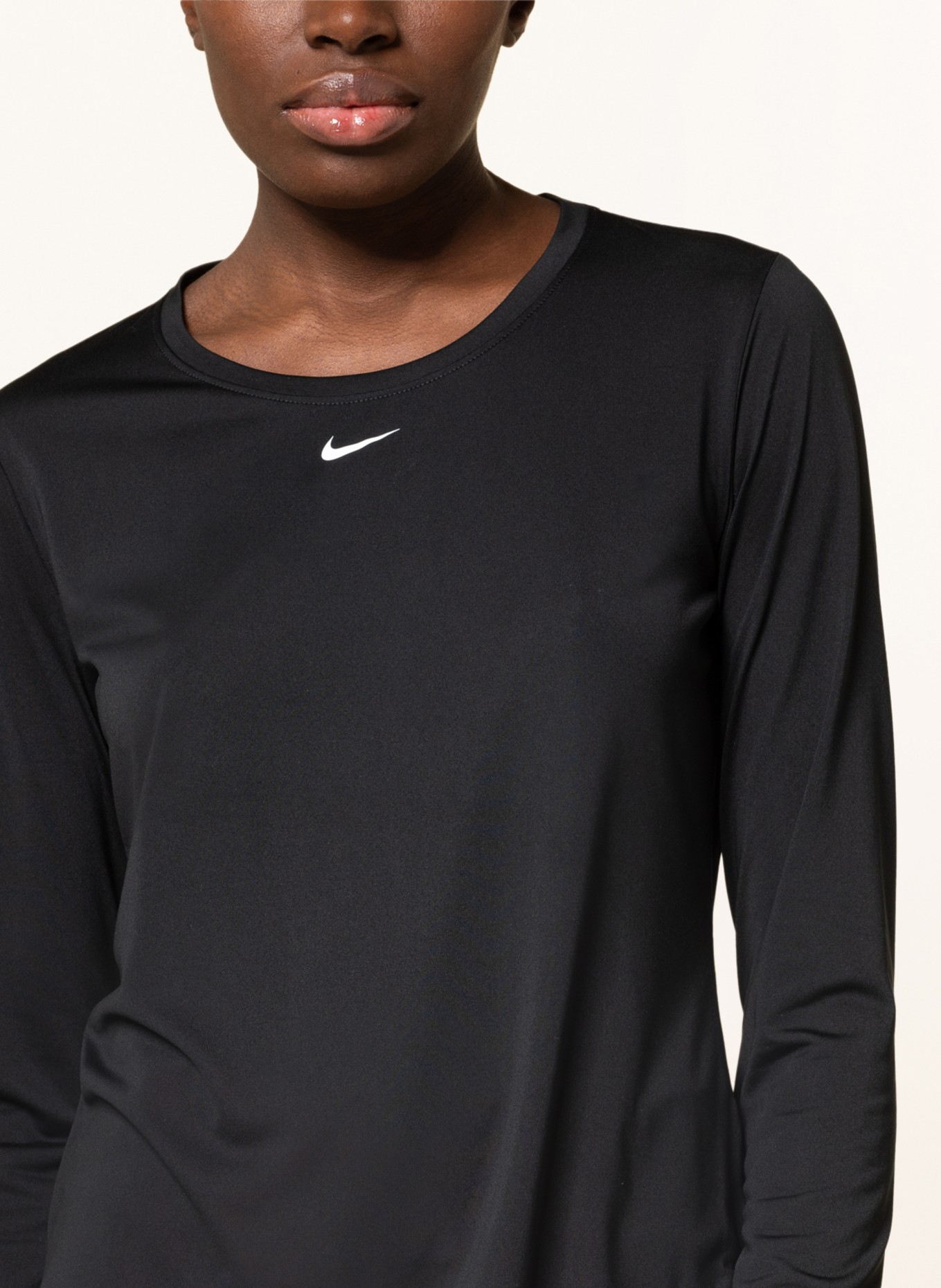 Nike Long sleeve shirt DRI-FIT ONE, Color: BLACK (Image 4)
