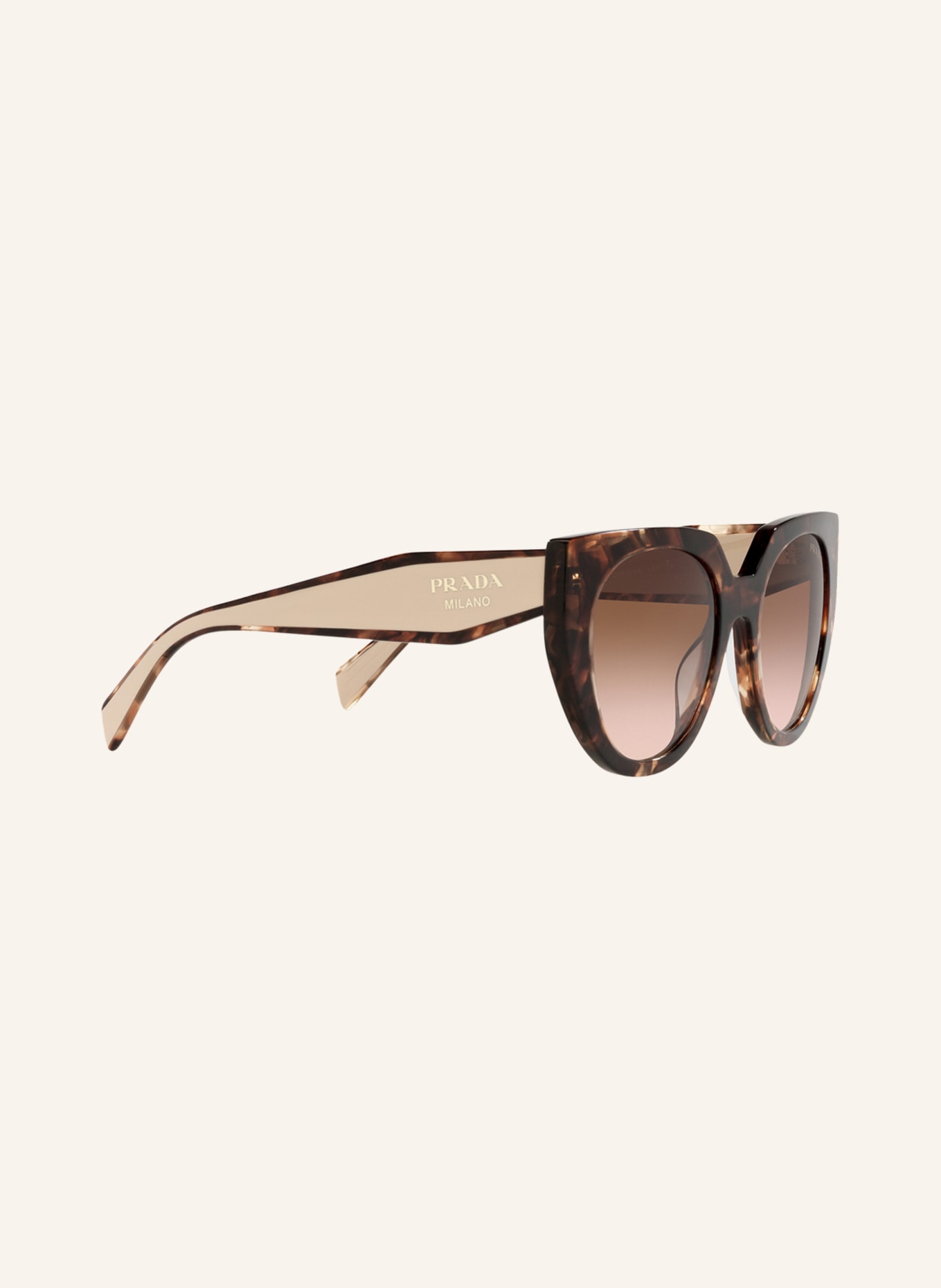 PRADA Sunglasses PR14WS, Color: 01R0A652- HAVANNA/ BROWN GRADIENT (Image 3)