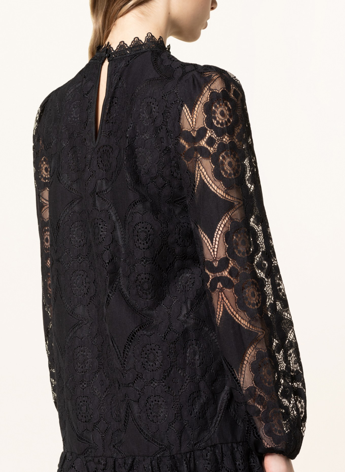 ONLY Lace dress, Color: BLACK (Image 4)