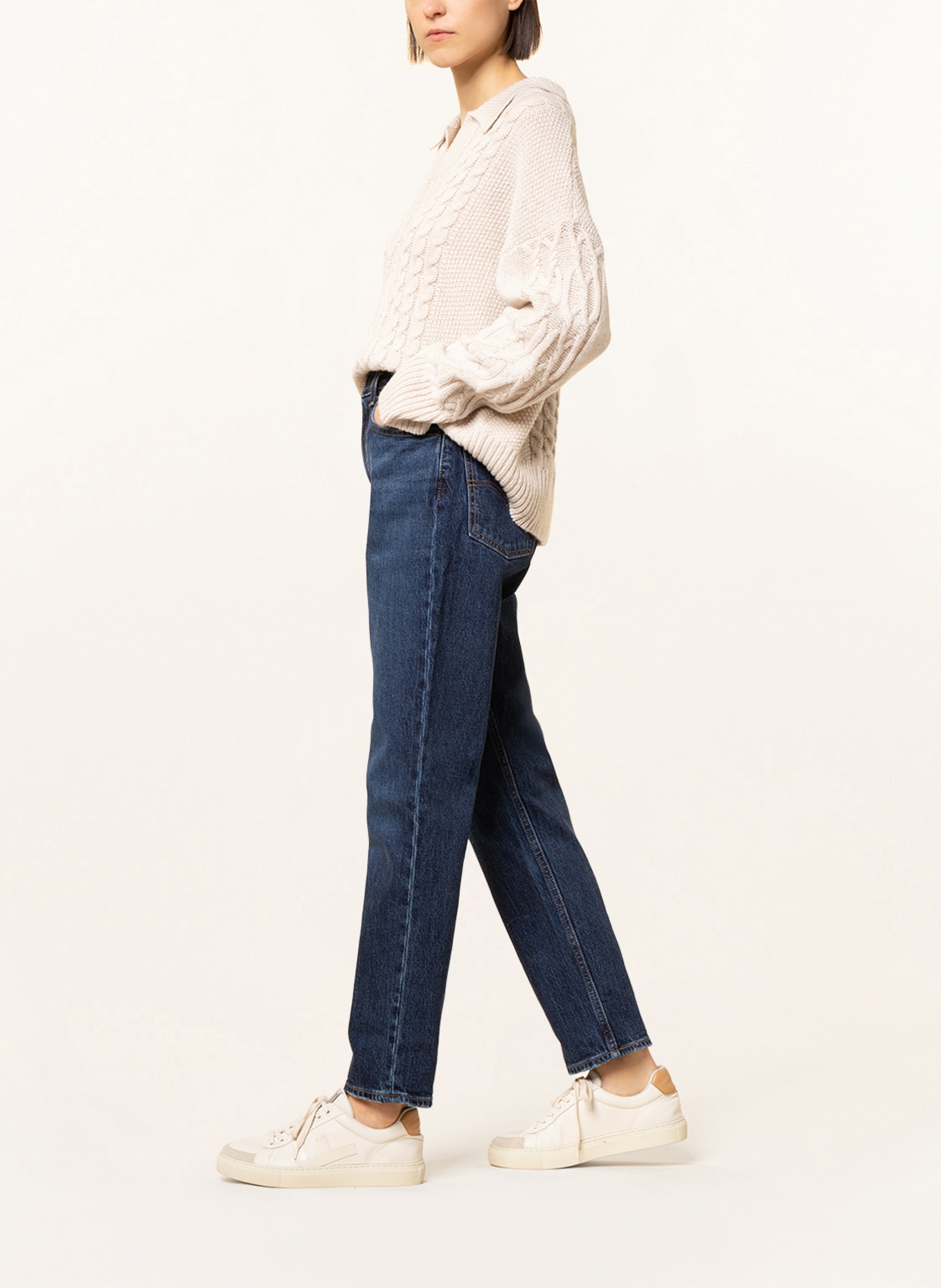 Levi's® Straight Jeans 70S HIGH SLIM STRAIGHT, Farbe: 15 Dark Indigo - Worn In (Bild 4)