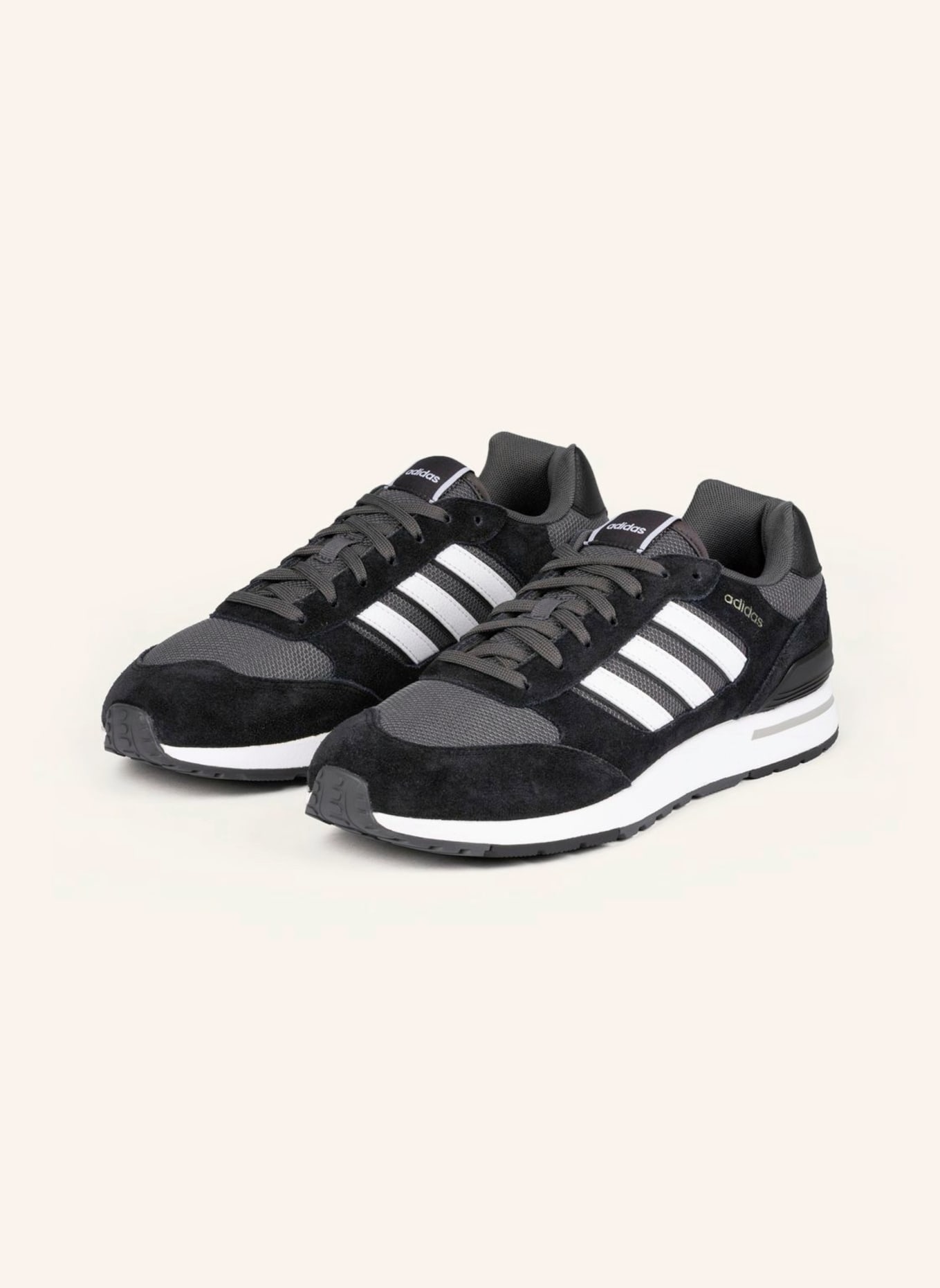 adidas Sneakersy RUN 80S, Barva: ČERNÁ/ TMAVĚ ŠEDÁ (Obrázek 1)