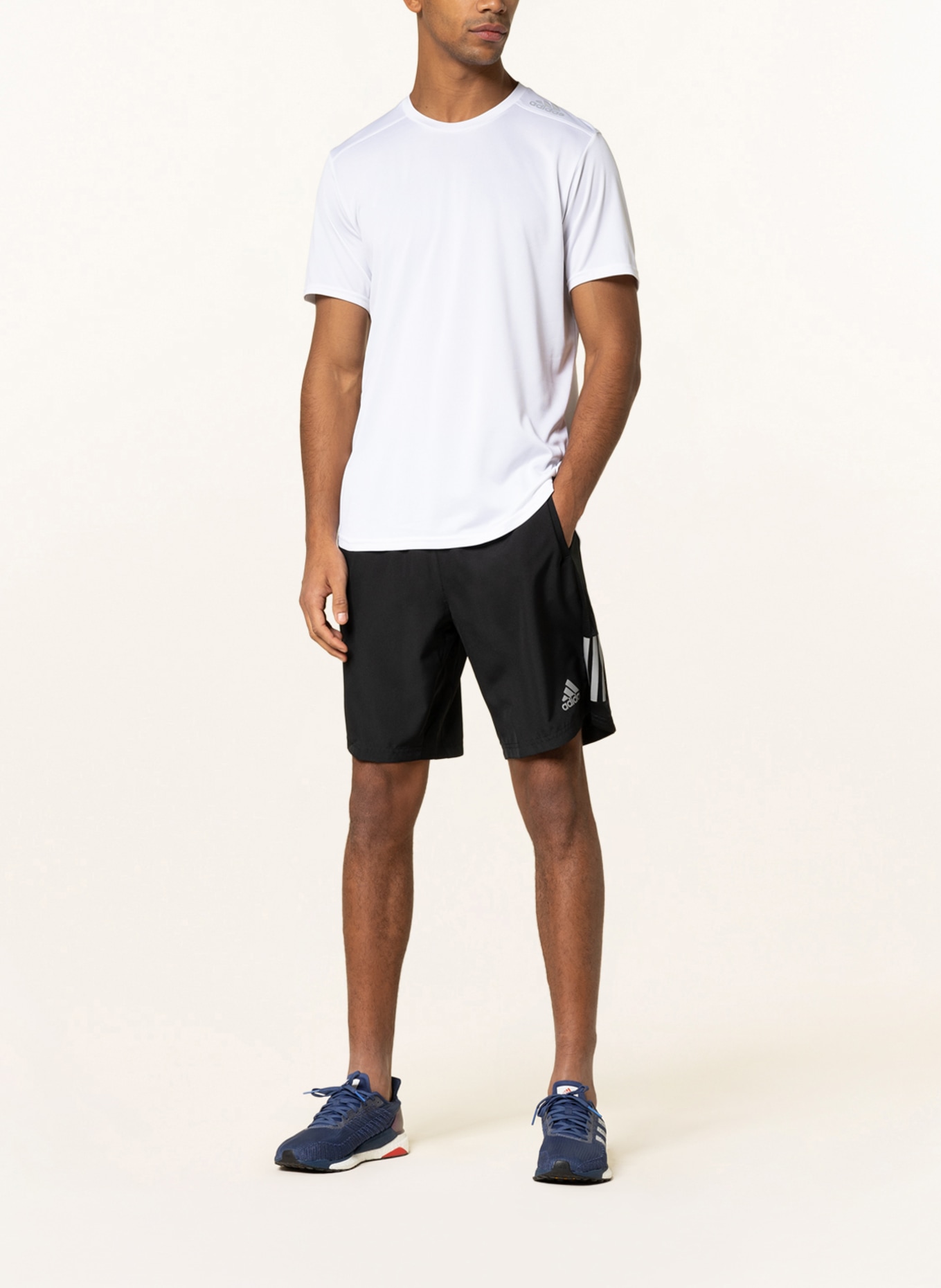 adidas Running T-shirt DESIGNED 4 RUNNING, Color: WHITE (Image 2)