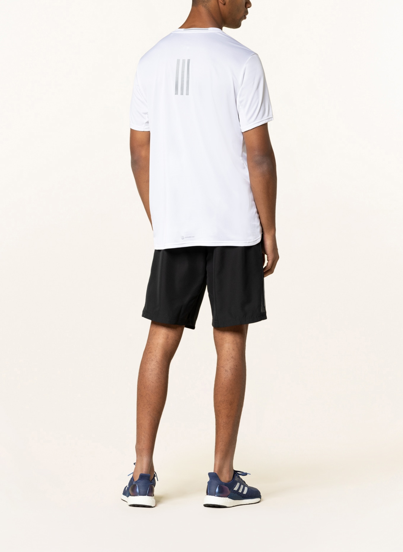 adidas Running T-shirt DESIGNED 4 RUNNING, Color: WHITE (Image 3)