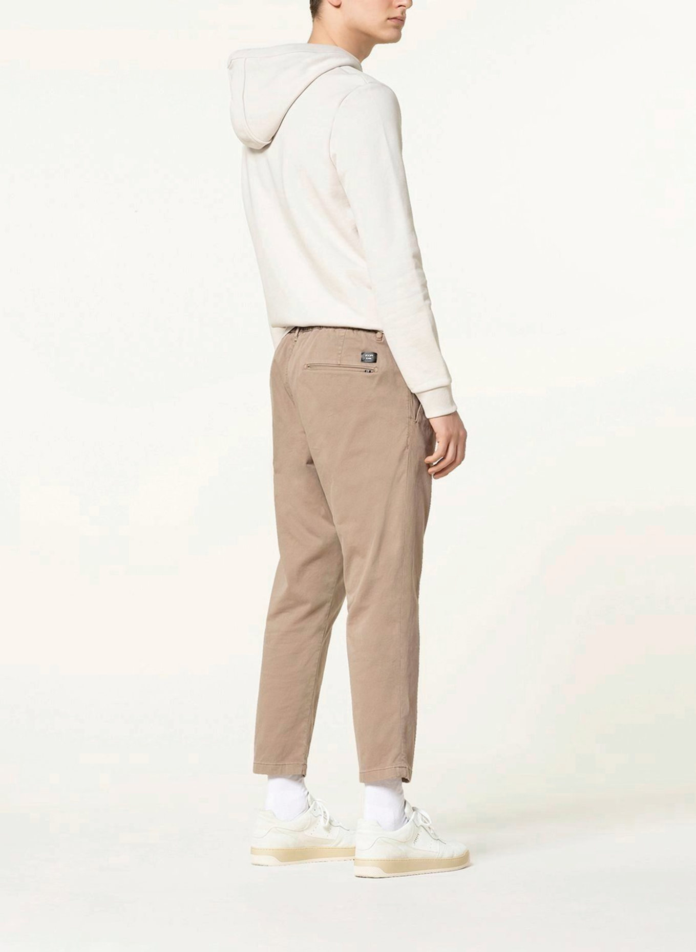 JOOP! JEANS Chinosy 7/8 LEAD loose fit: CAMELOWY